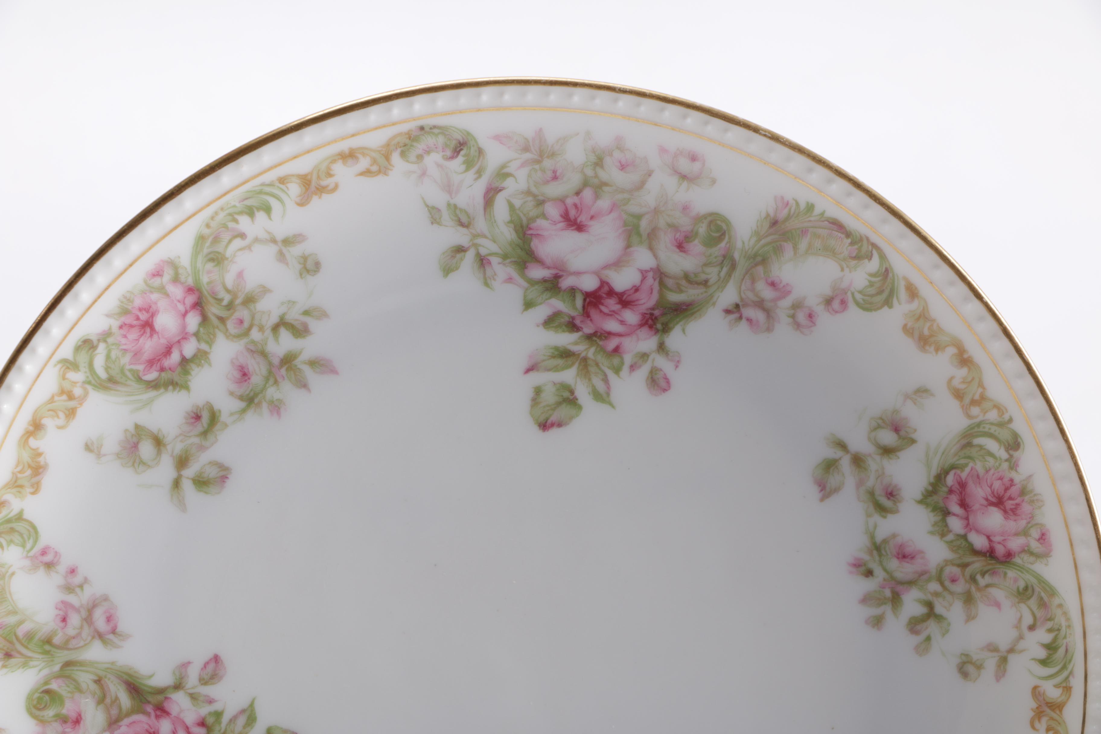 Selection of Porcelain Plates Featuring Haviland
