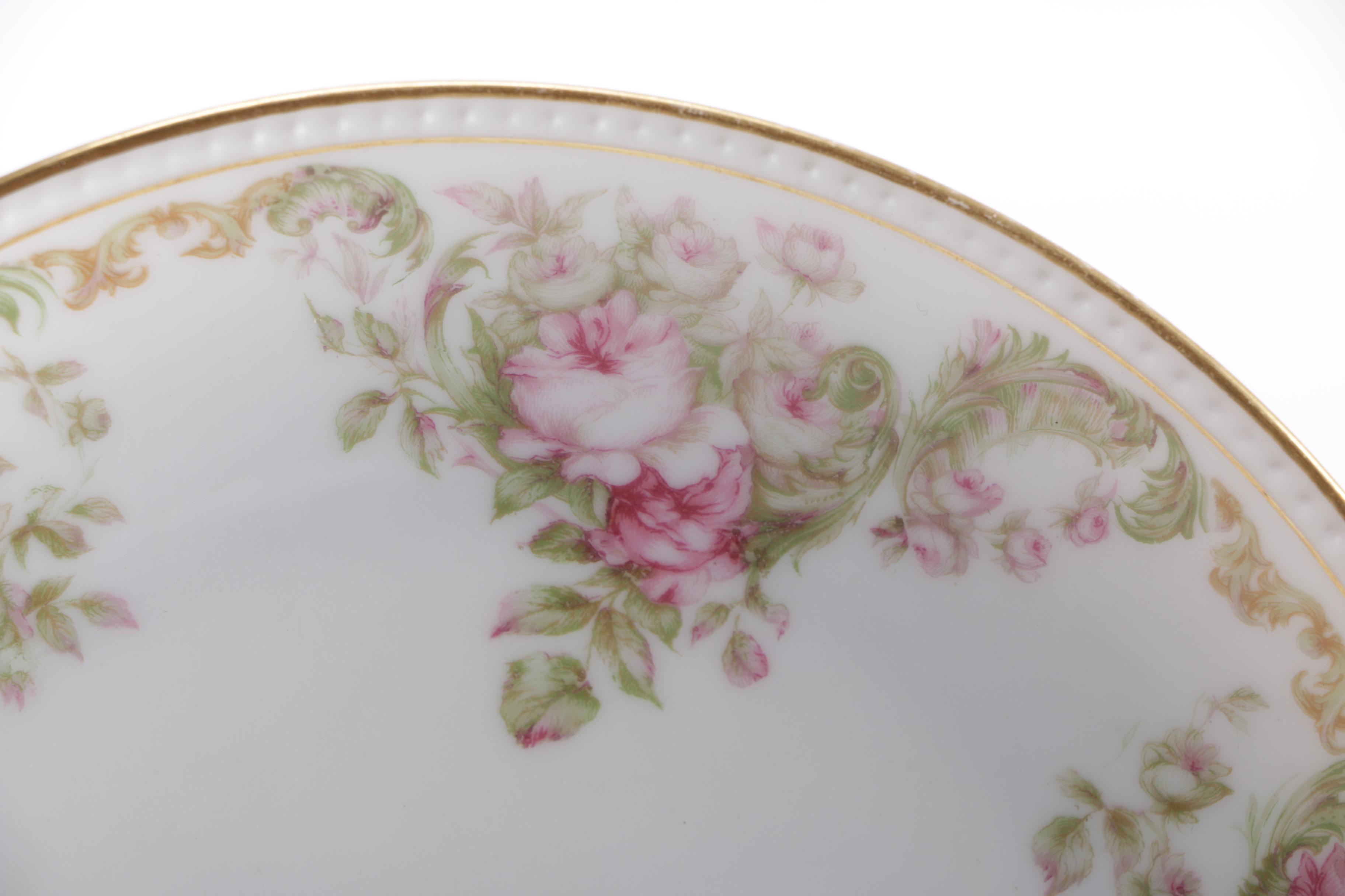 Selection of Porcelain Plates Featuring Haviland