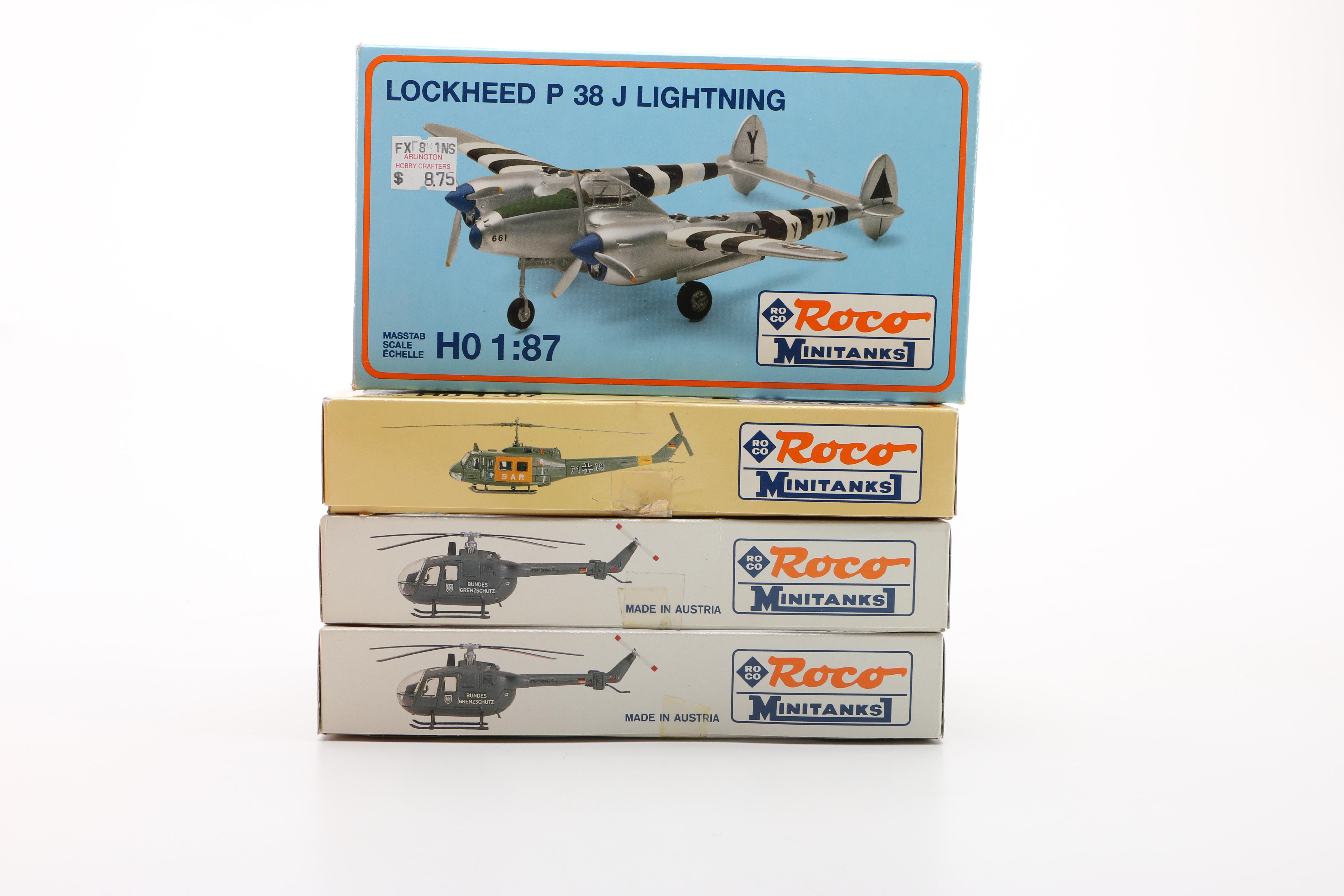 Collection of Roco Minitanks Miniature Vehicles