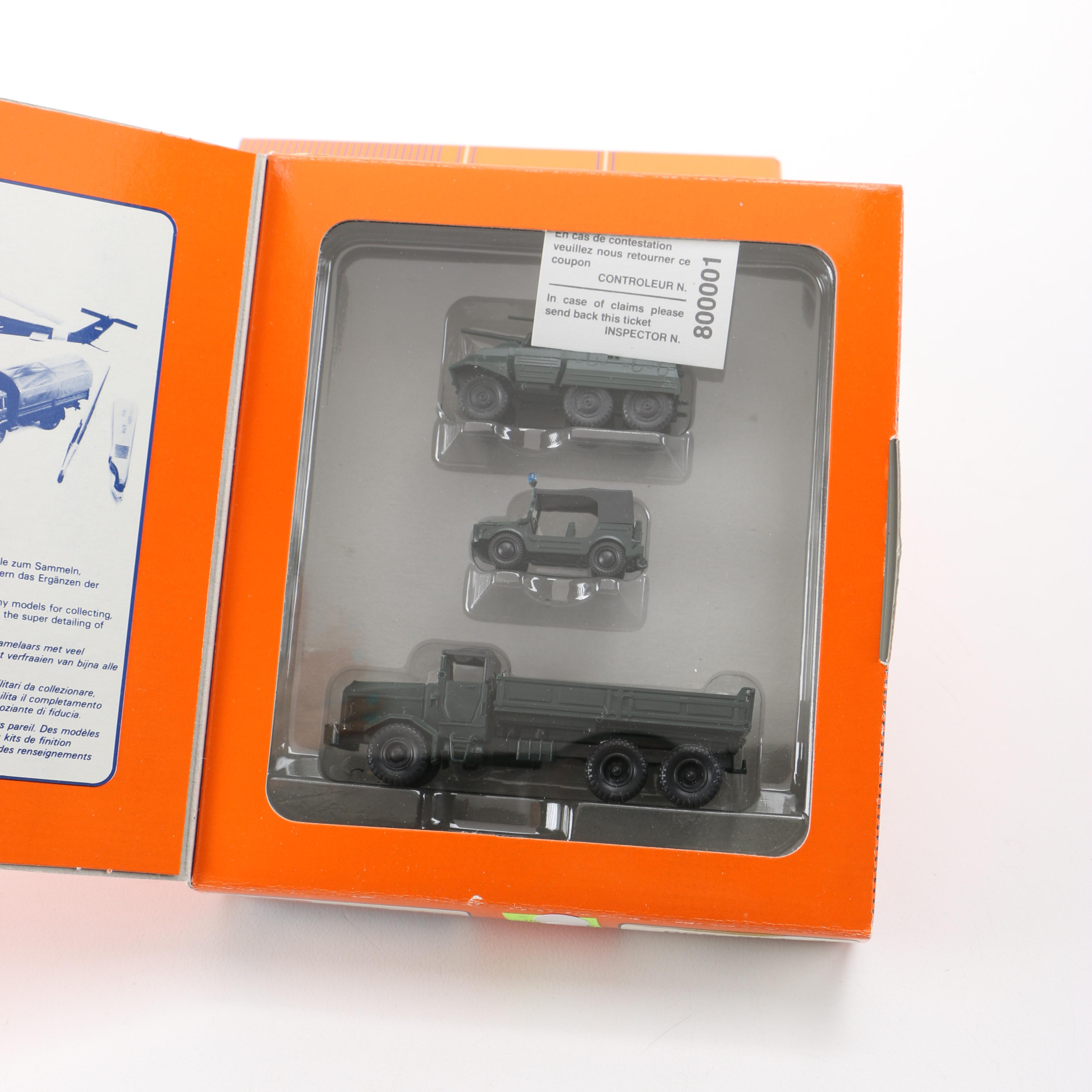 Collection of Roco Minitanks Miniature Vehicles