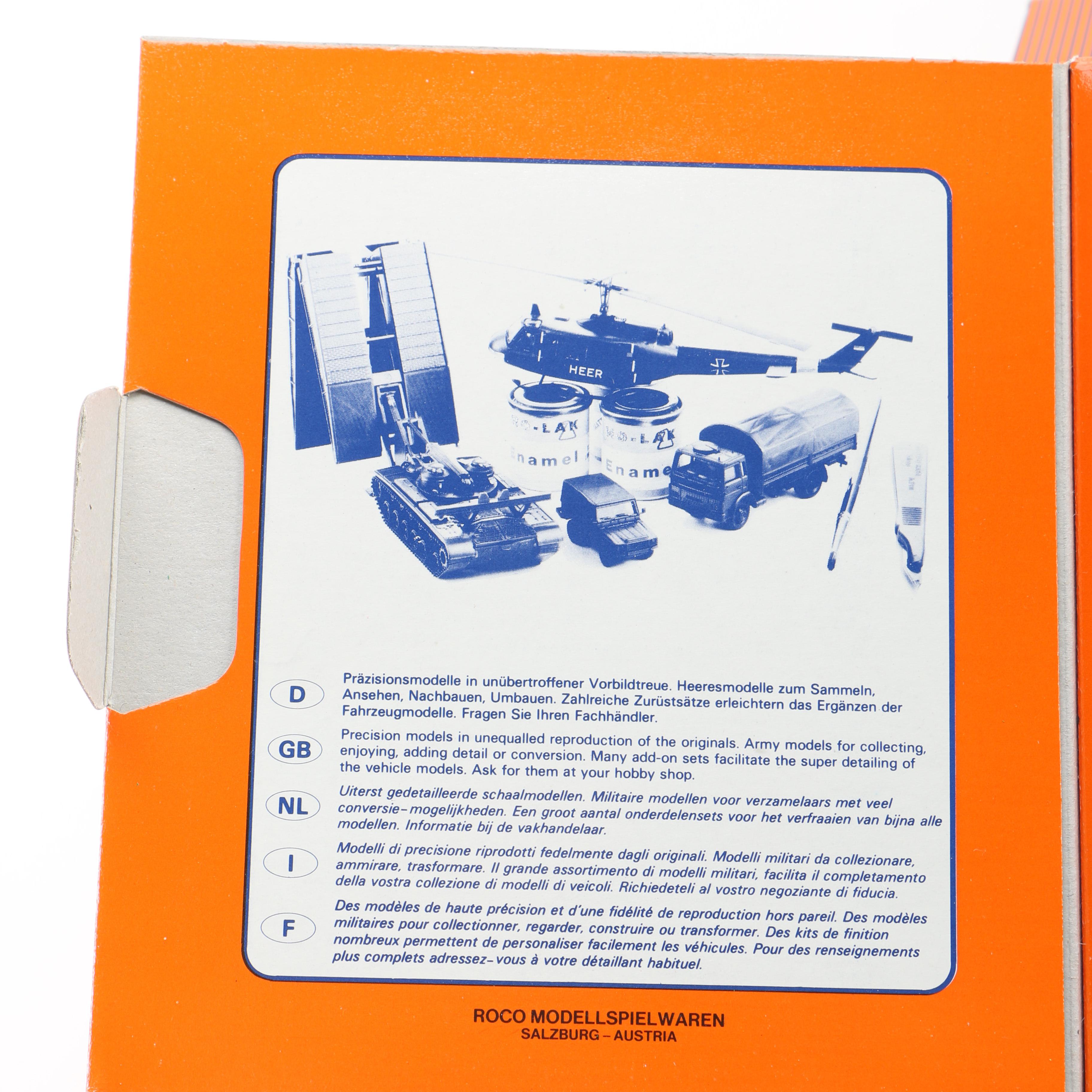 Collection of Roco Minitanks Miniature Vehicles