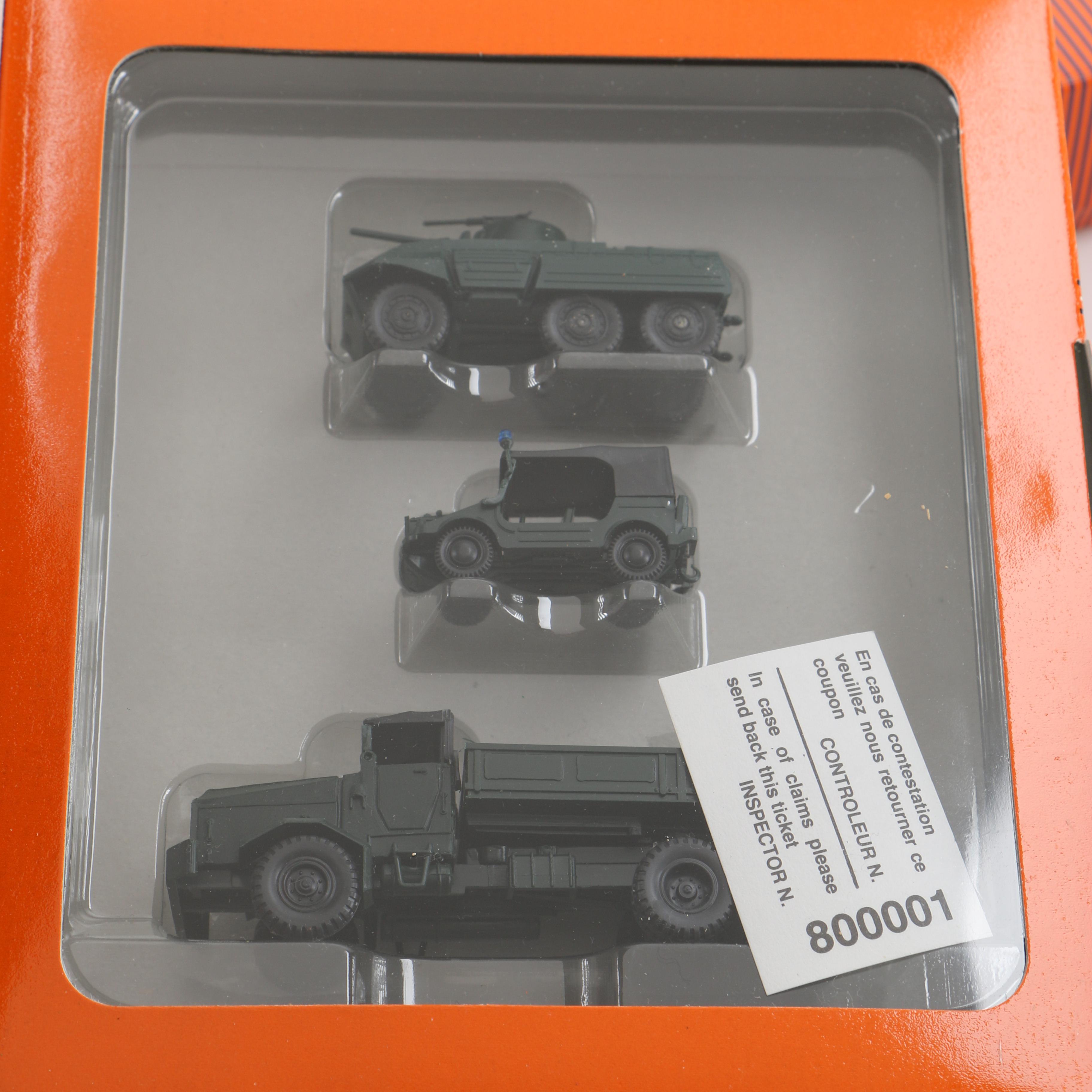 Collection of Roco Minitanks Miniature Vehicles