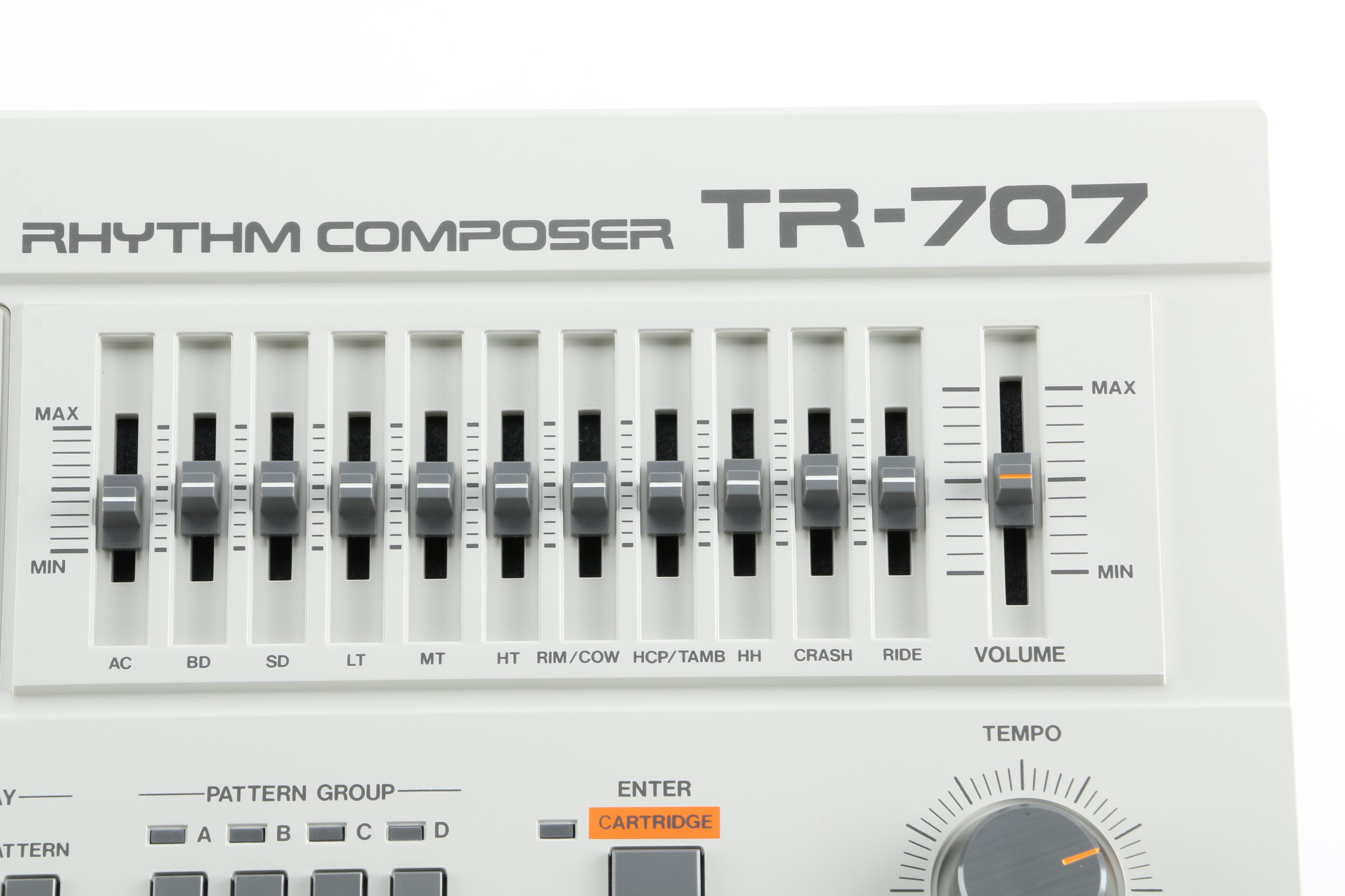 Vintage Roland TR-707 Drum Machine