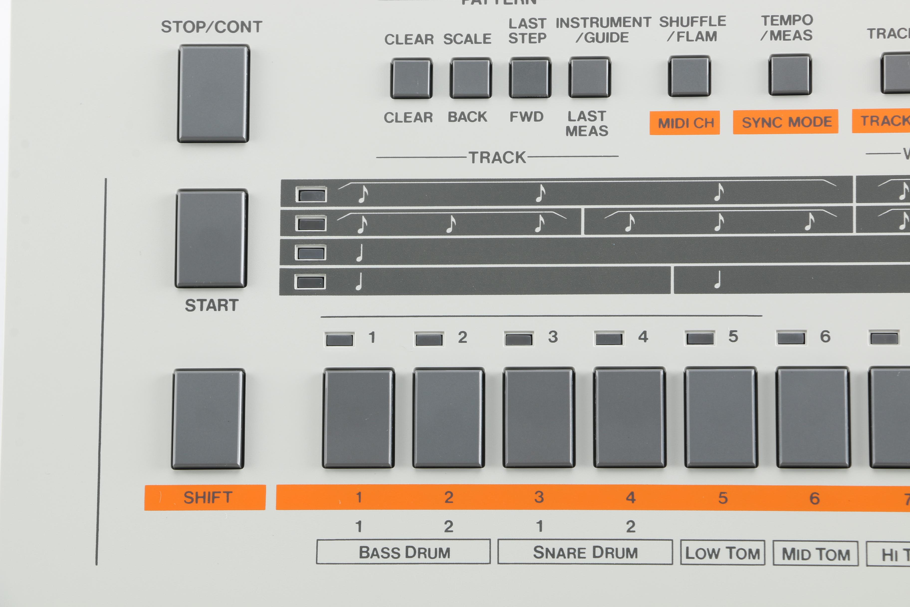 Vintage Roland TR-707 Drum Machine