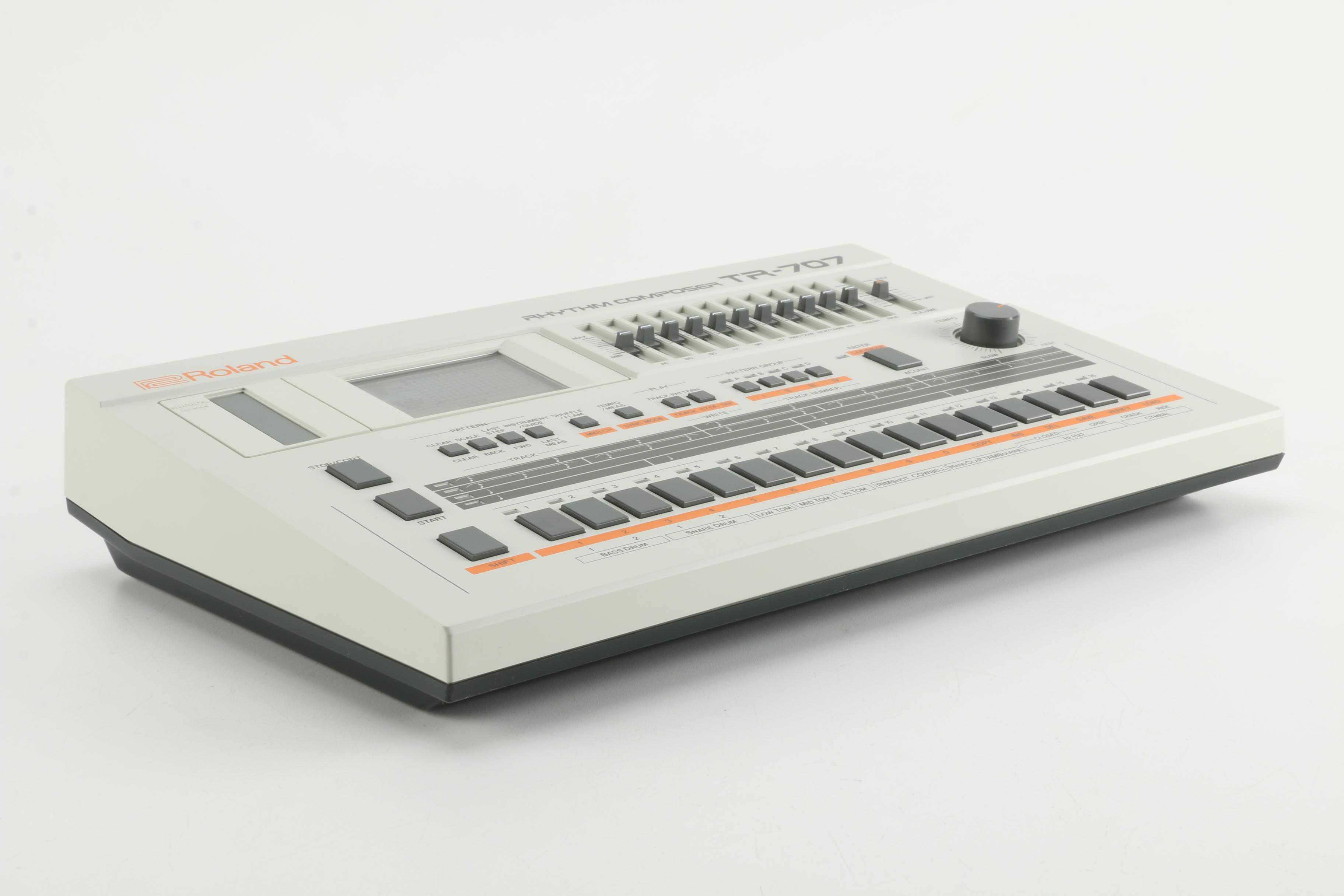 Vintage Roland TR-707 Drum Machine