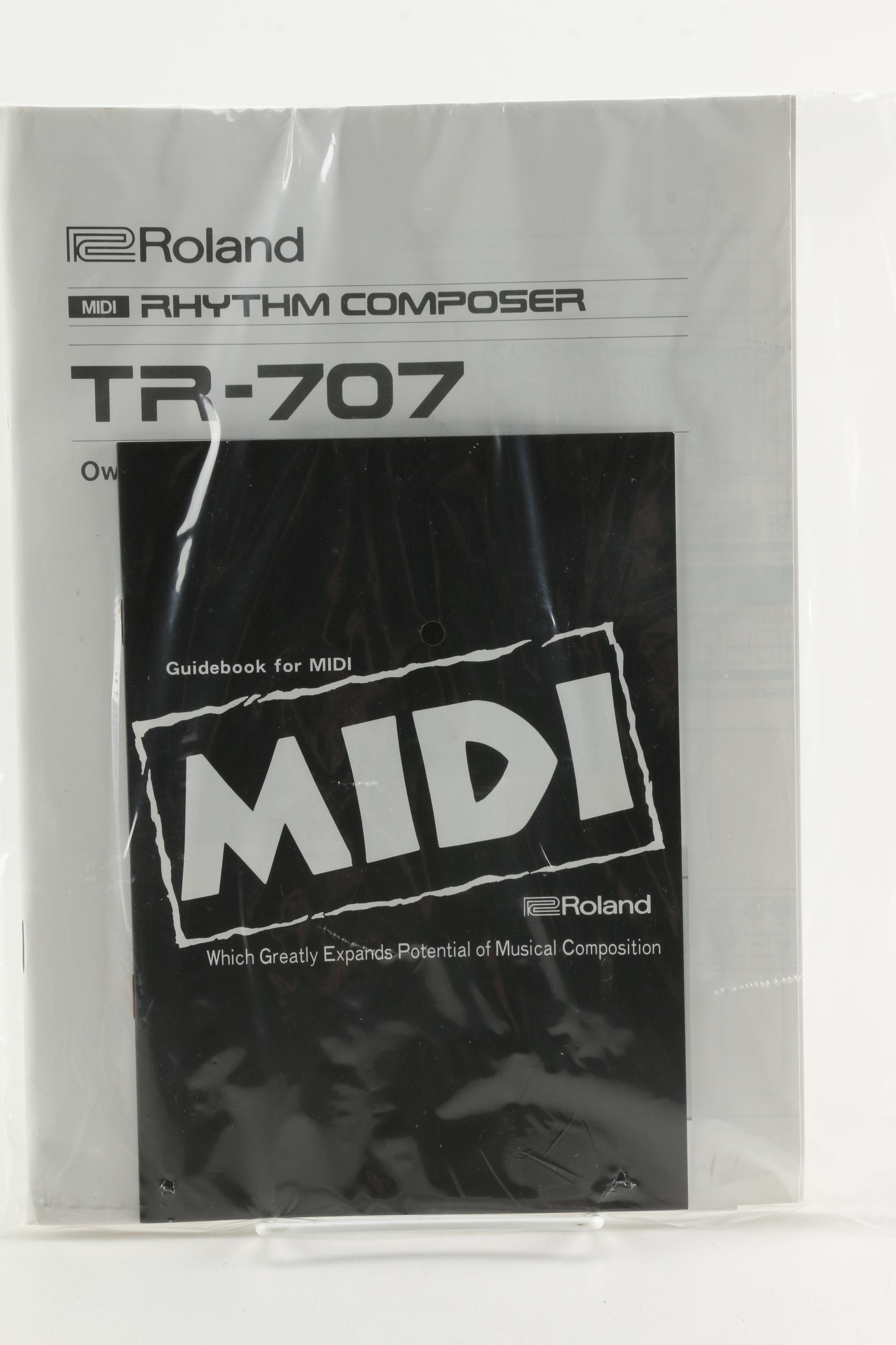 Vintage Roland TR-707 Drum Machine