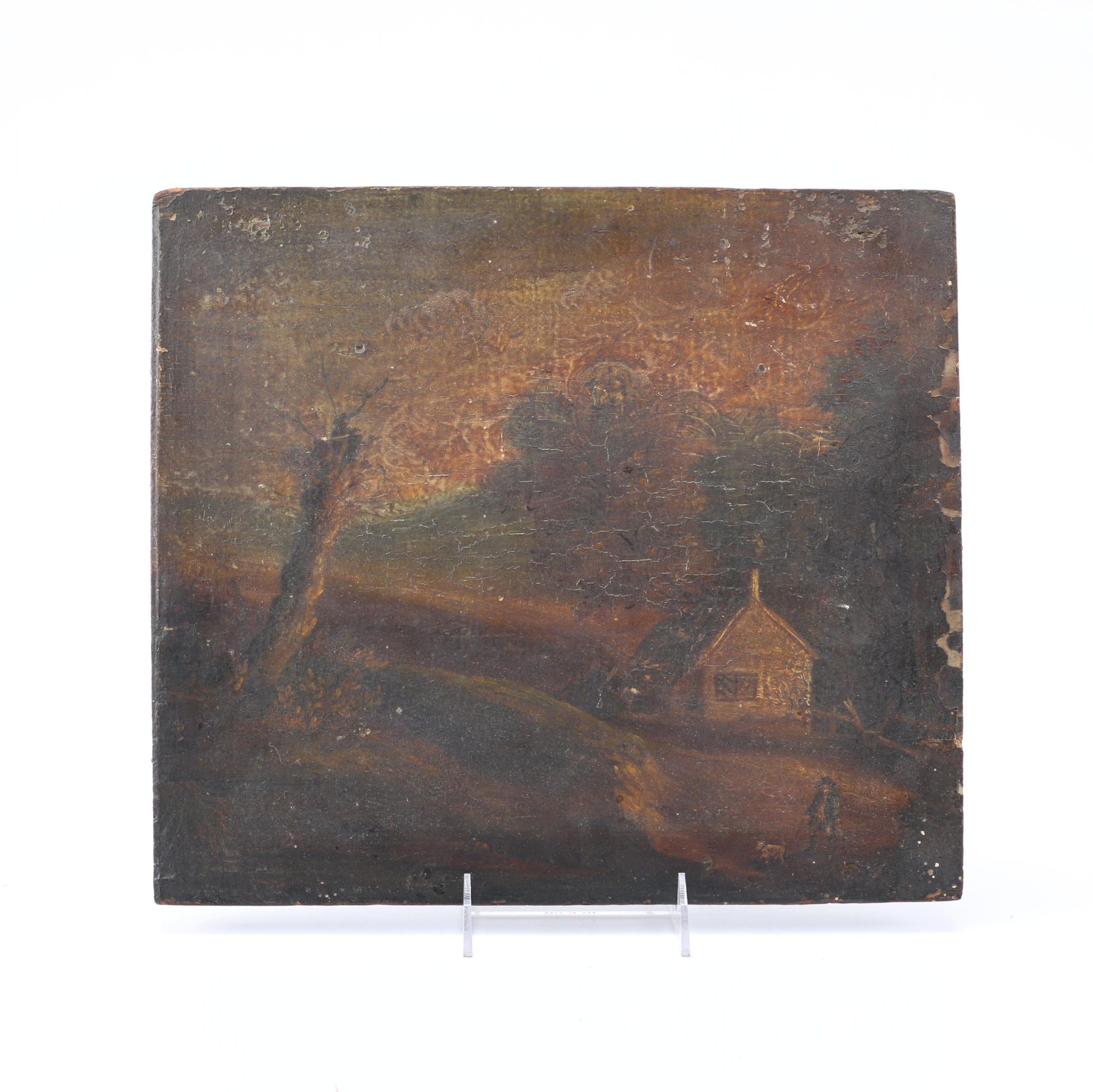 Original Oil Landscape Painting on Board