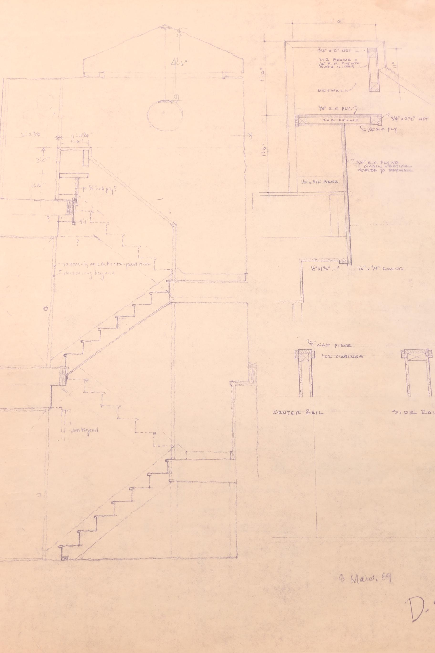 Robert C. Metcalf Mid Century Modern Architectural Plans