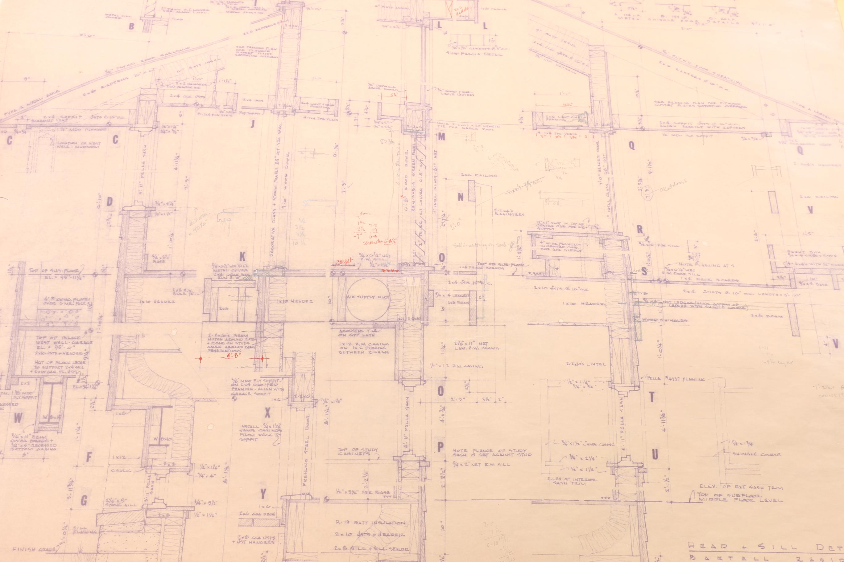 Robert C. Metcalf Mid Century Modern Architectural Plans