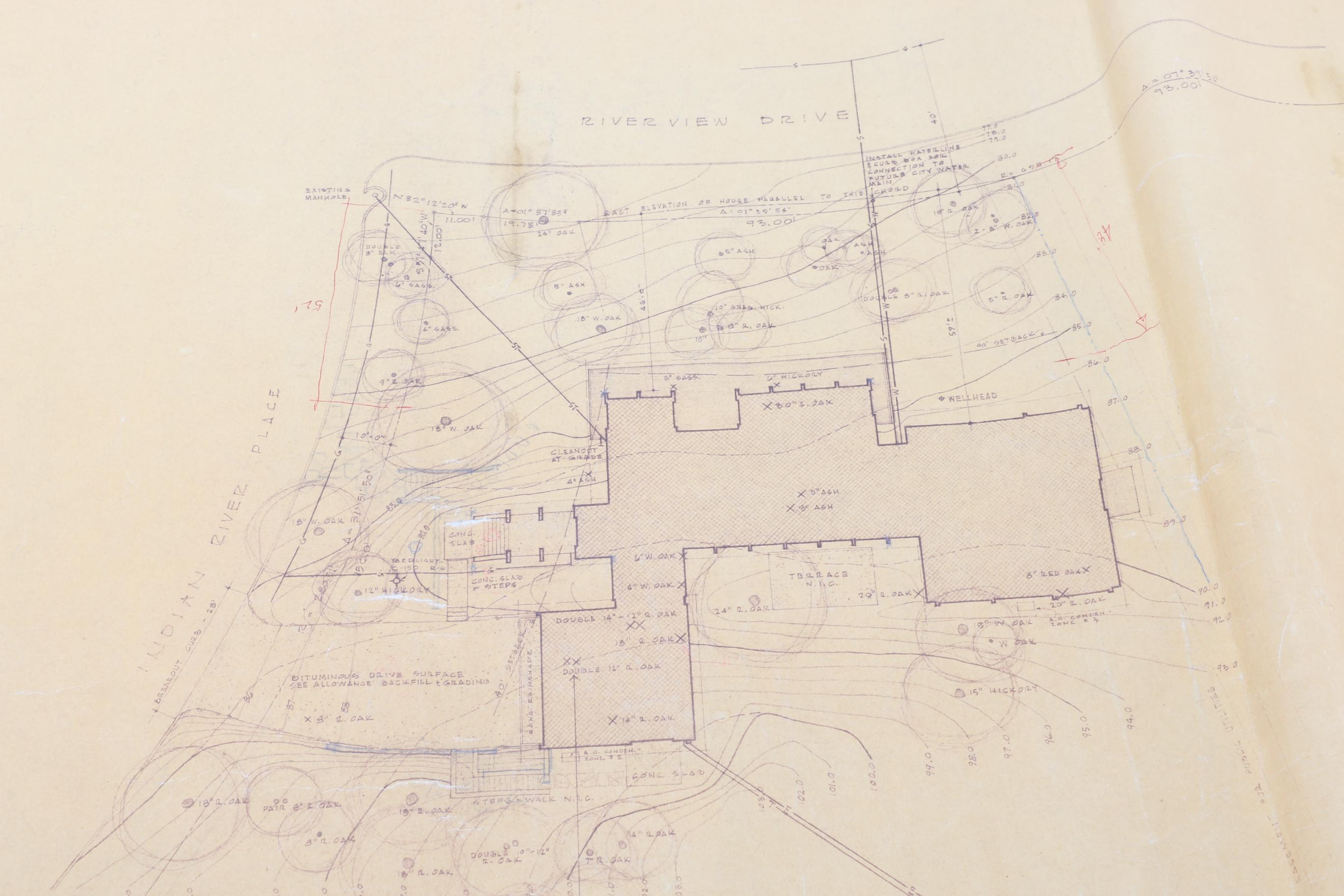 Robert C. Metcalf Mid Century Modern Architectural Plans