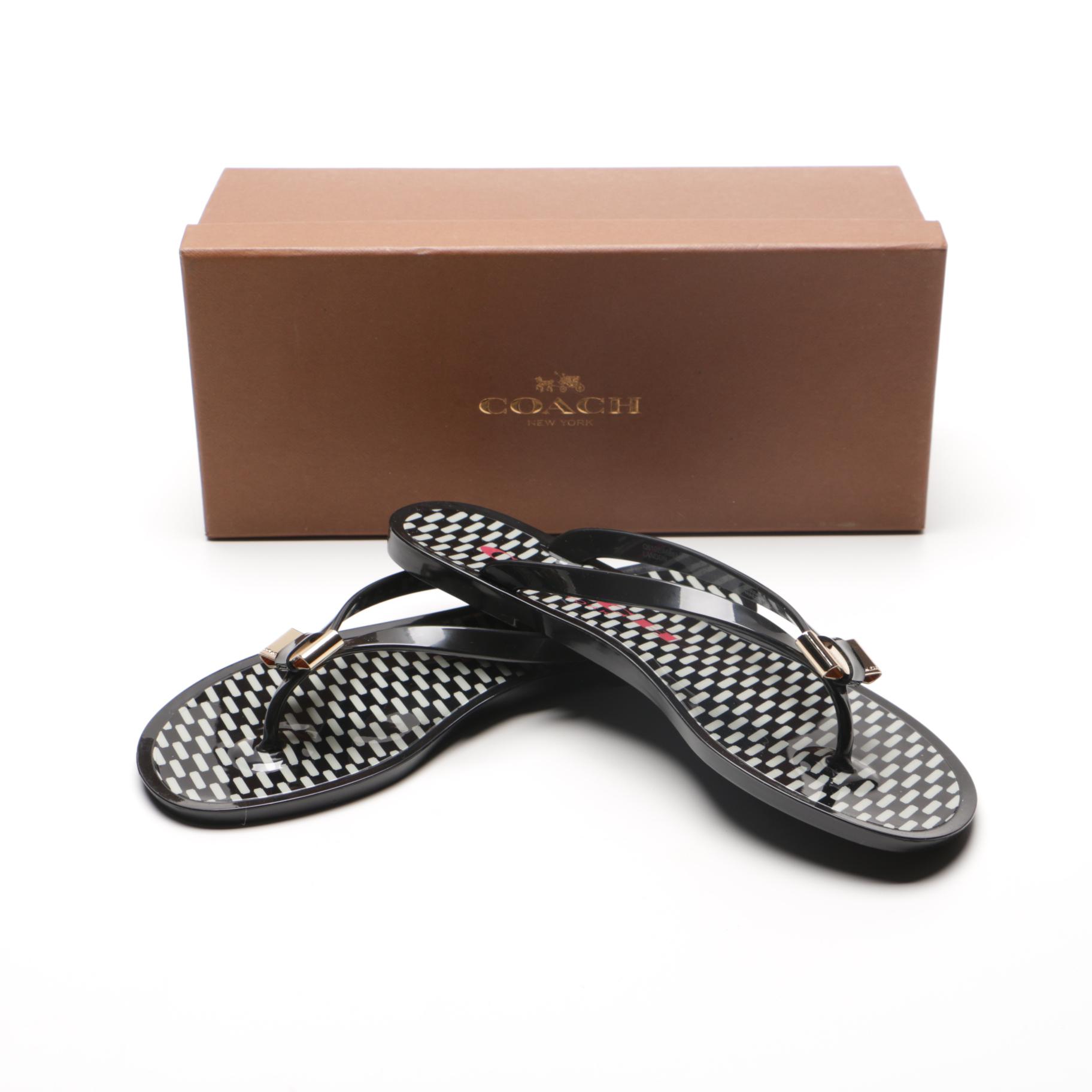 Coach Landon Jelly Sandals