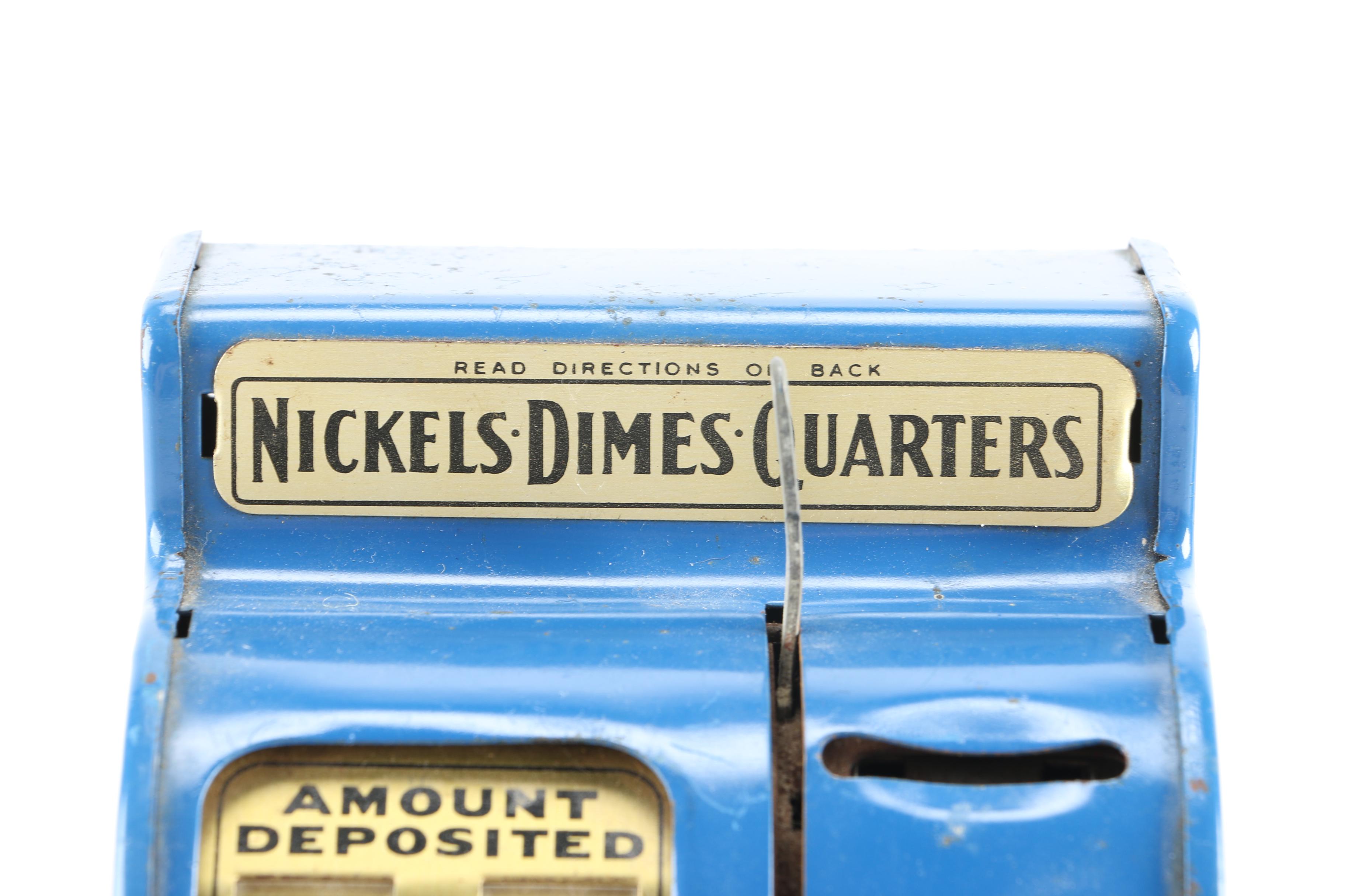 Uncle Sam's 3 Coin Register Toy Banks