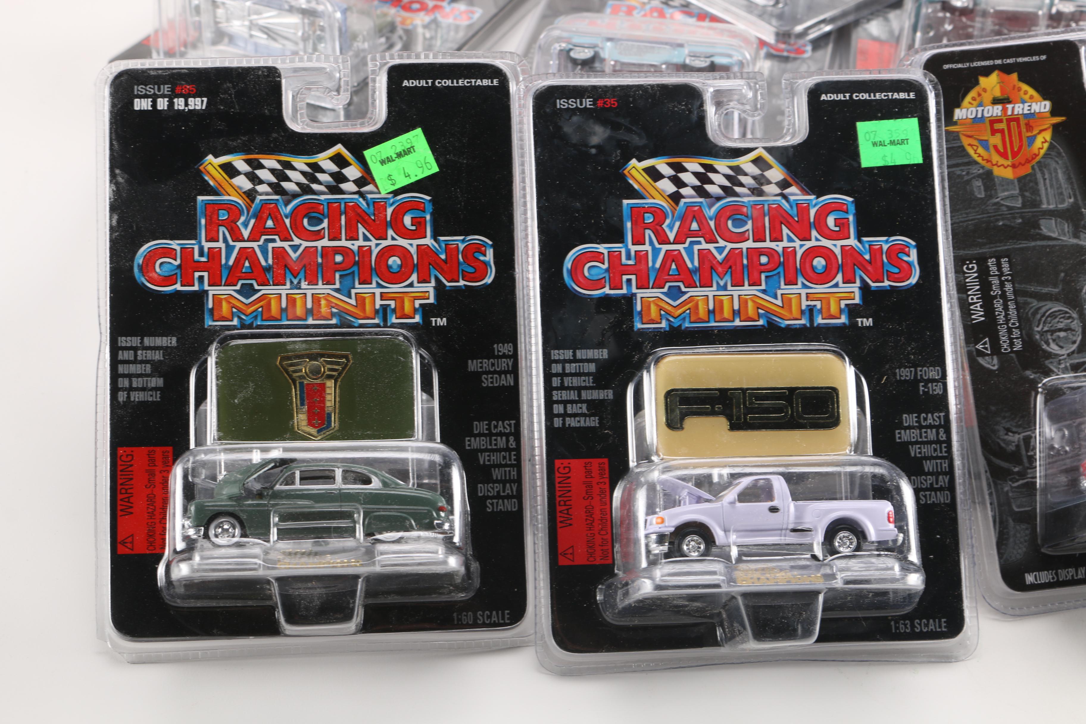 Assortment of Ford Racing Champions Die-Cast Cars