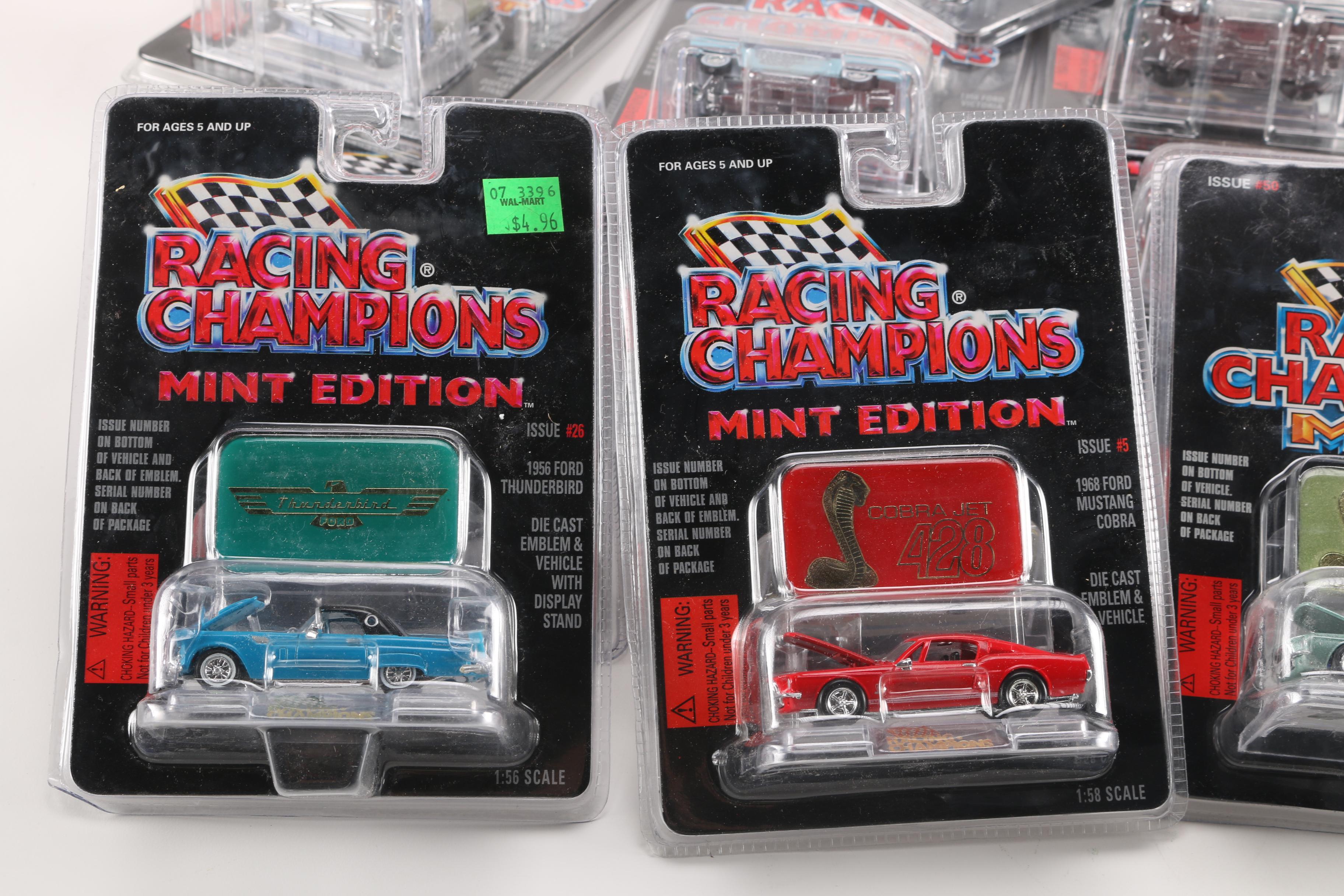 Assortment of Ford Racing Champions Die-Cast Cars