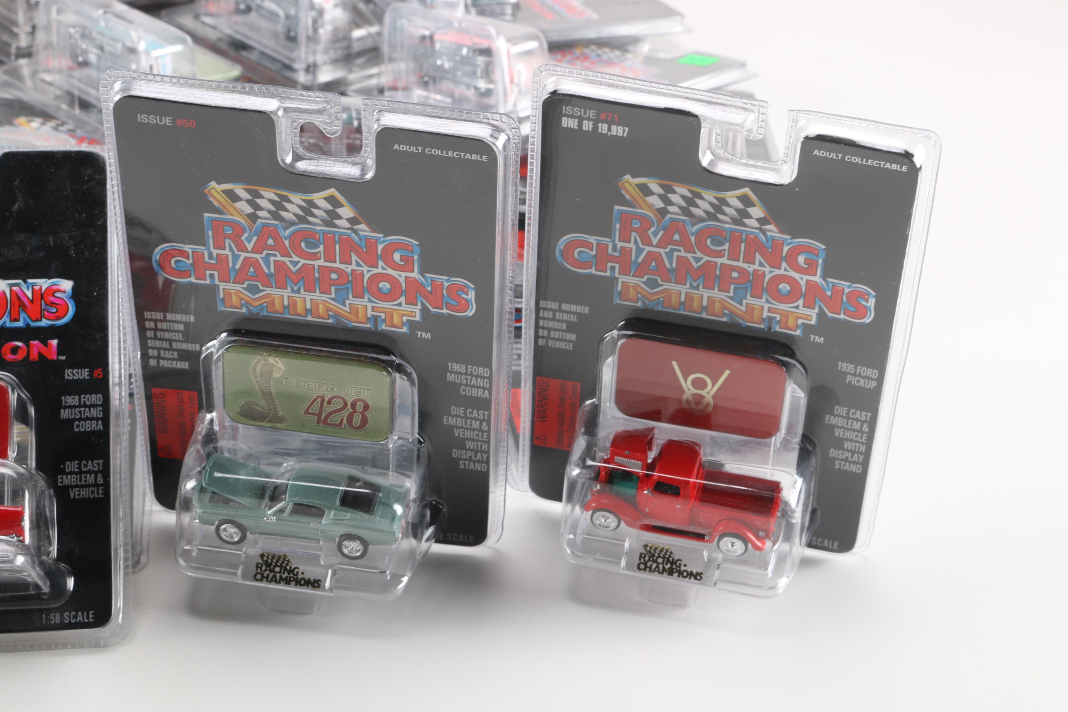 Assortment of Ford Racing Champions Die-Cast Cars