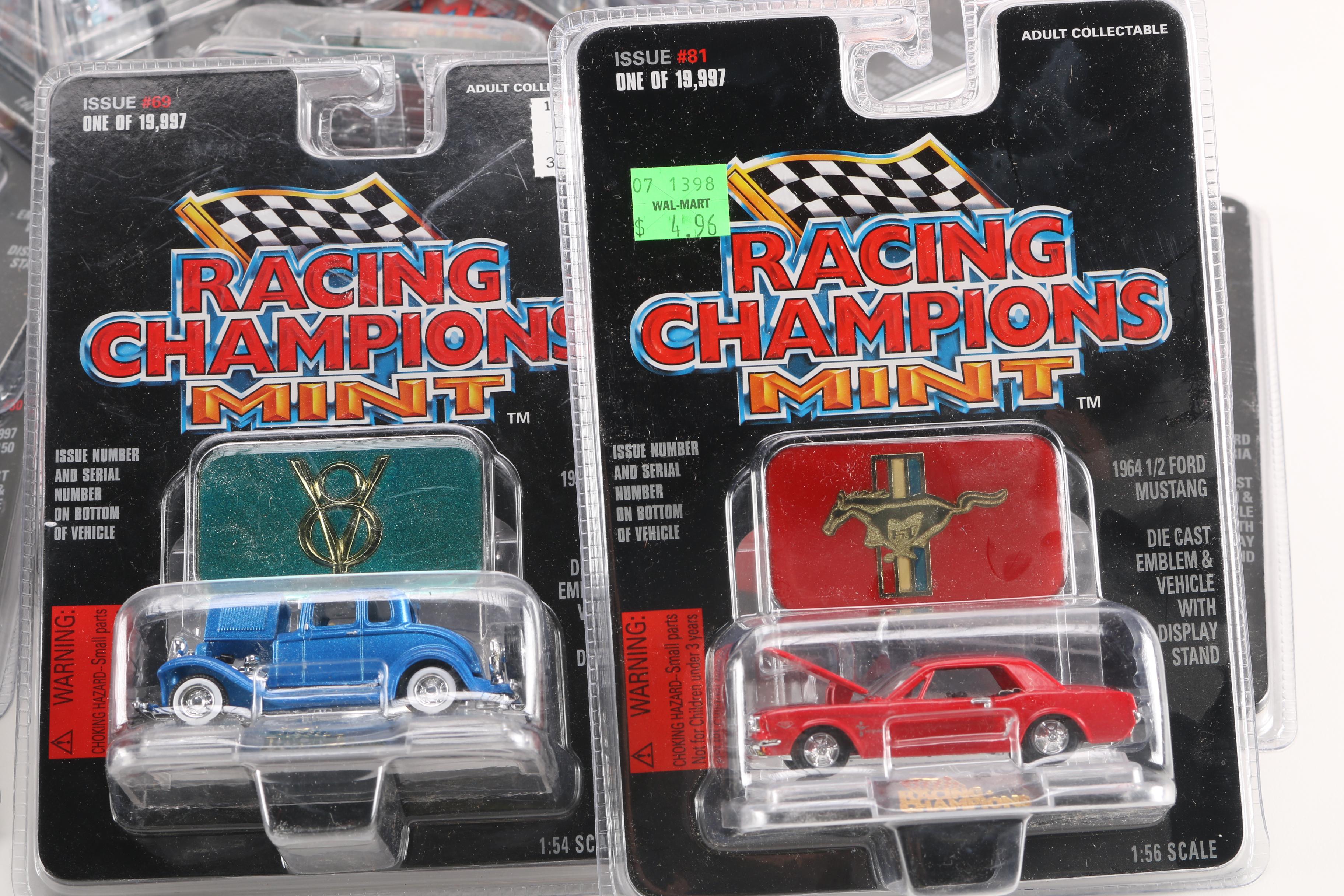 Assortment of Ford Racing Champions Die-Cast Cars