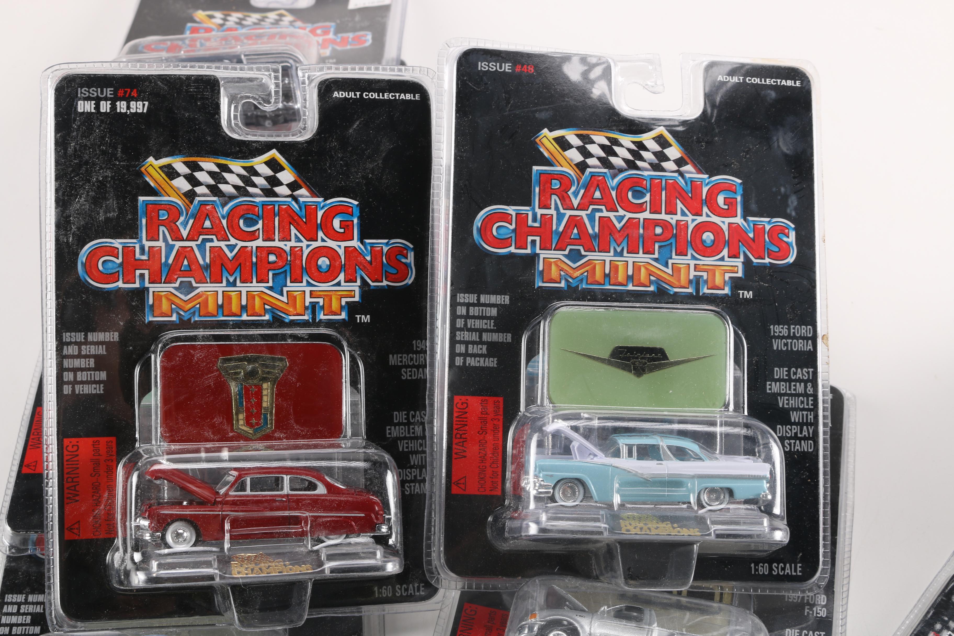 Assortment of Ford Racing Champions Die-Cast Cars