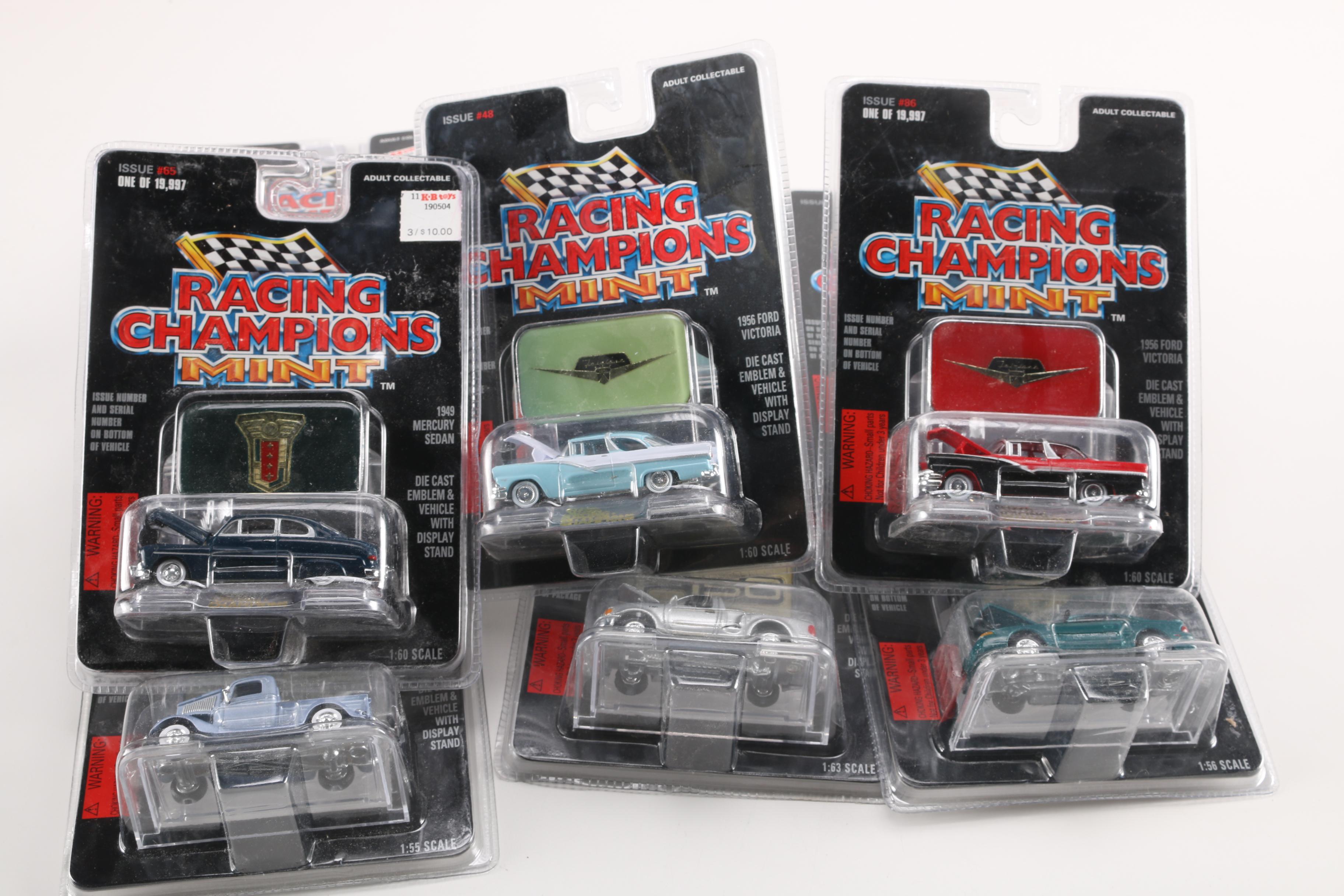 Assortment of Ford Racing Champions Die-Cast Cars