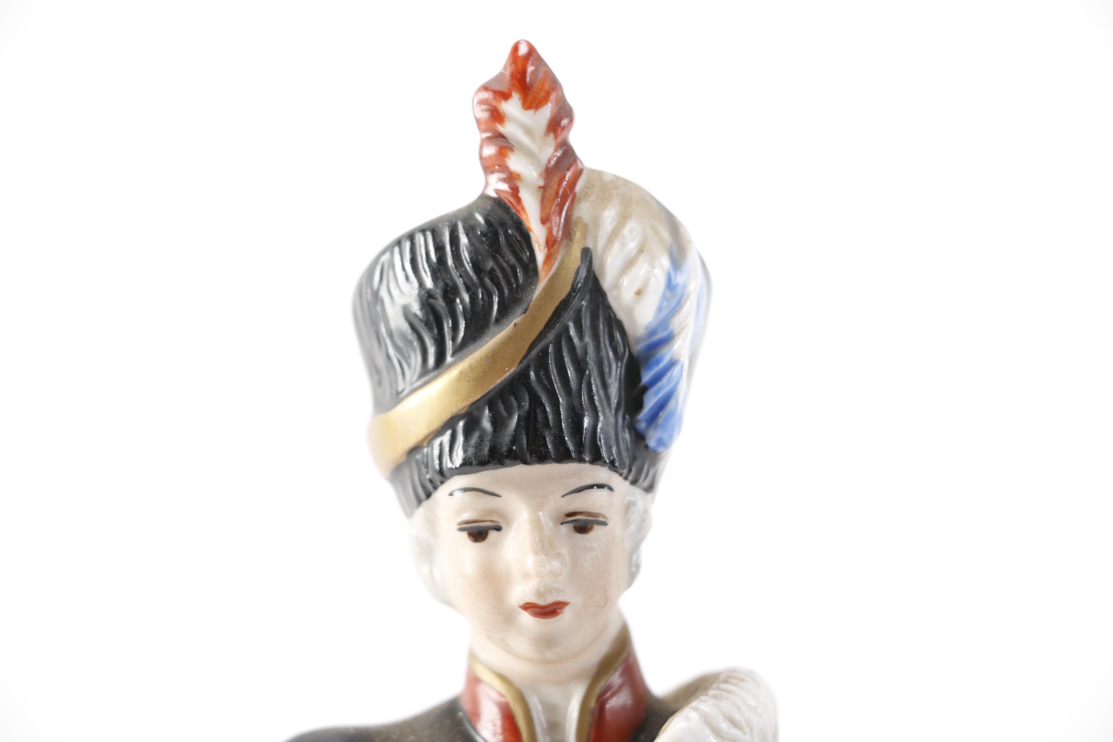 Capodimonte Husar Porcelain Figure