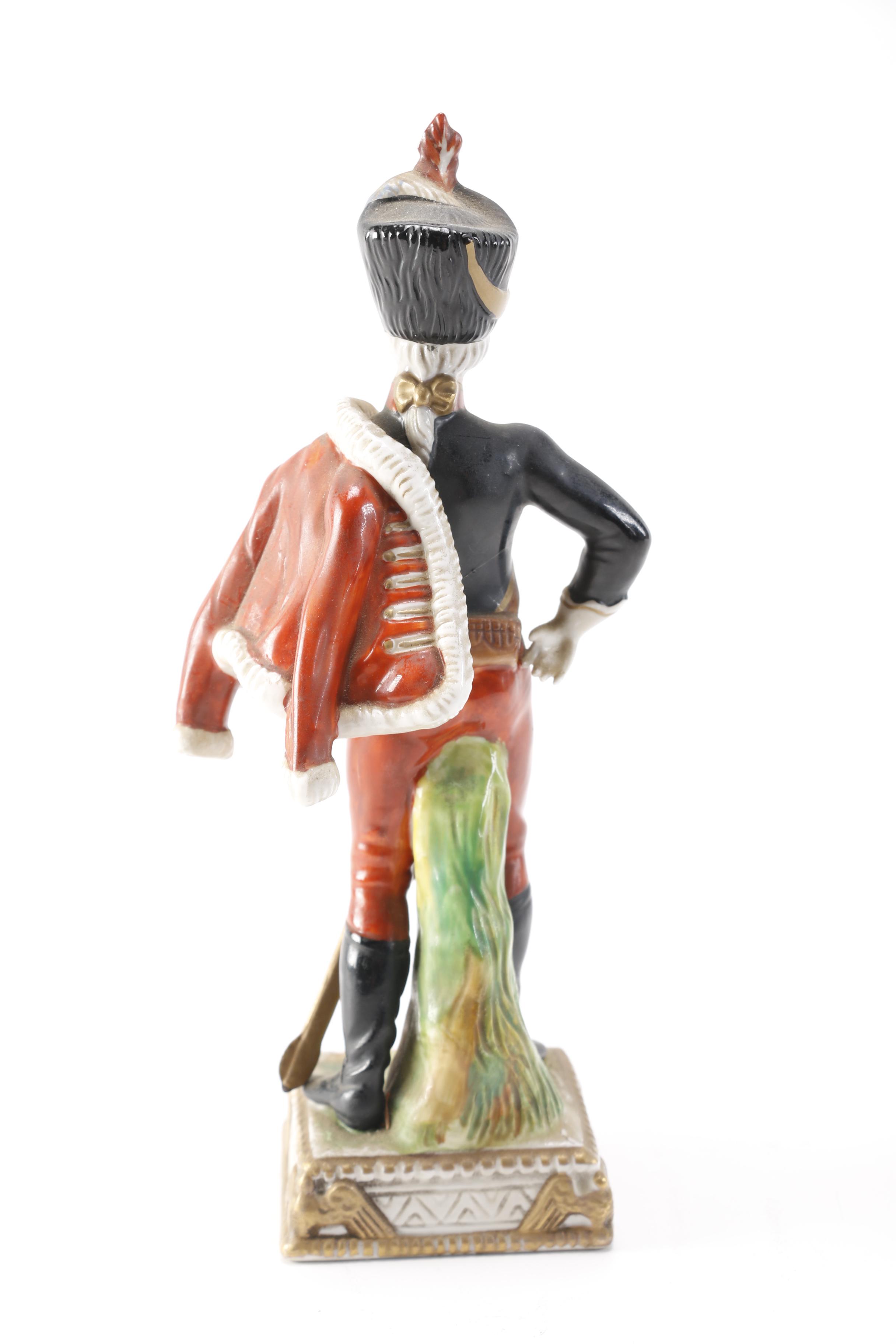 Capodimonte Husar Porcelain Figure