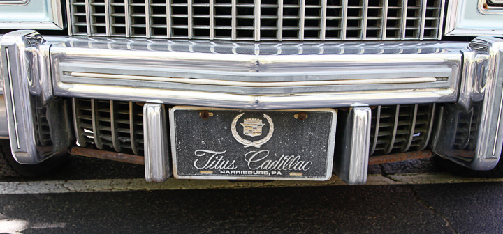 Blue 1975 Cadillac Coupe DeVille