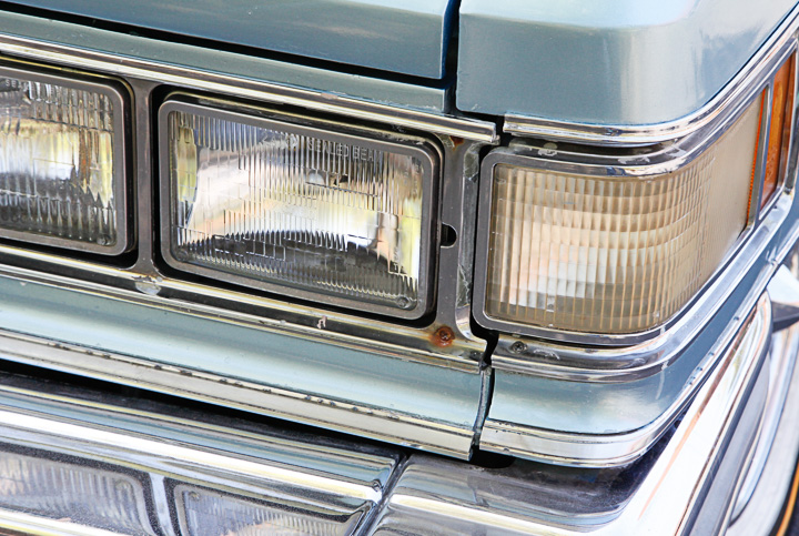 Blue 1975 Cadillac Coupe DeVille