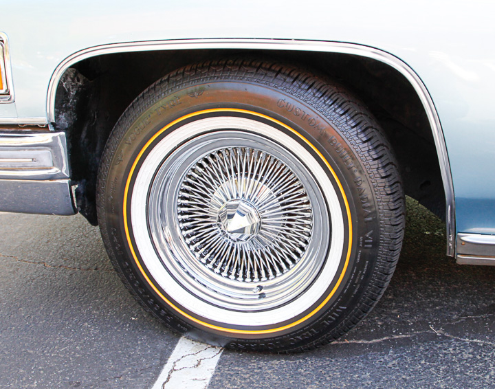 Blue 1975 Cadillac Coupe DeVille