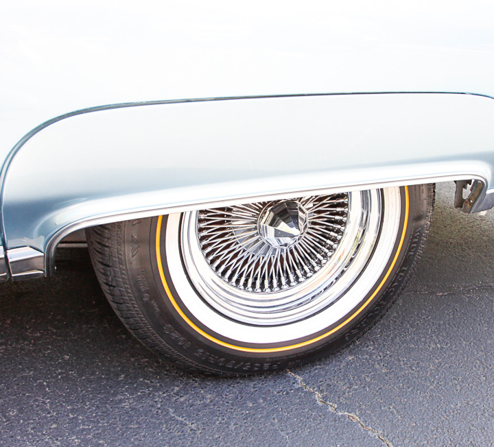 Blue 1975 Cadillac Coupe DeVille