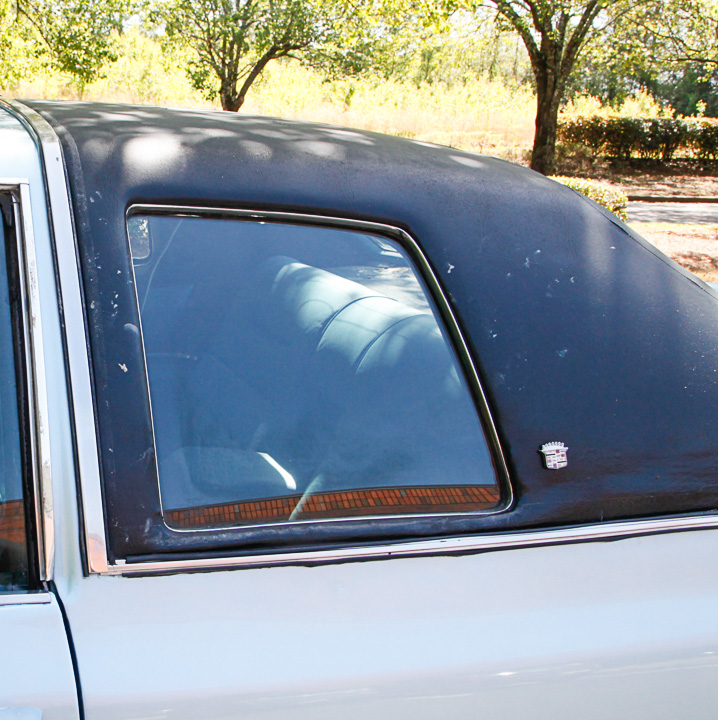 Blue 1975 Cadillac Coupe DeVille