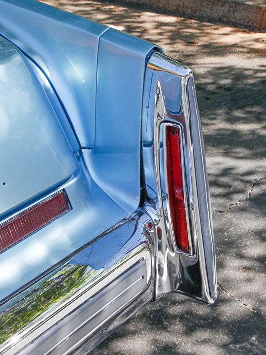 Blue 1975 Cadillac Coupe DeVille