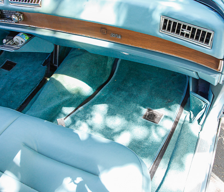 Blue 1975 Cadillac Coupe DeVille