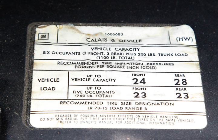 Blue 1975 Cadillac Coupe DeVille