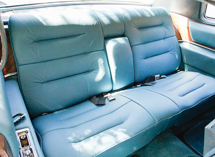 Blue 1975 Cadillac Coupe DeVille