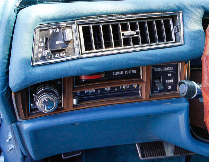 Blue 1975 Cadillac Coupe DeVille