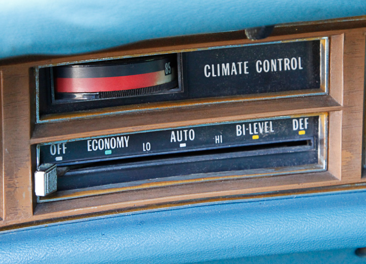 Blue 1975 Cadillac Coupe DeVille