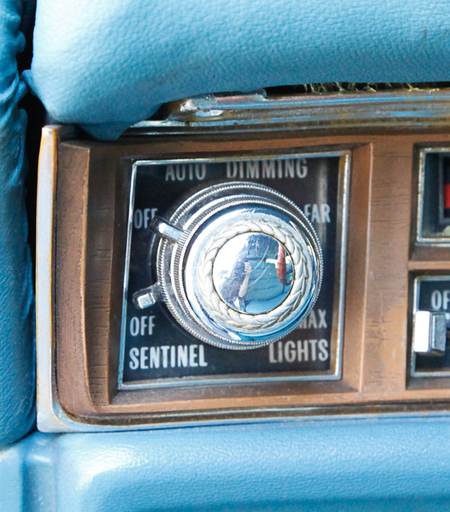 Blue 1975 Cadillac Coupe DeVille