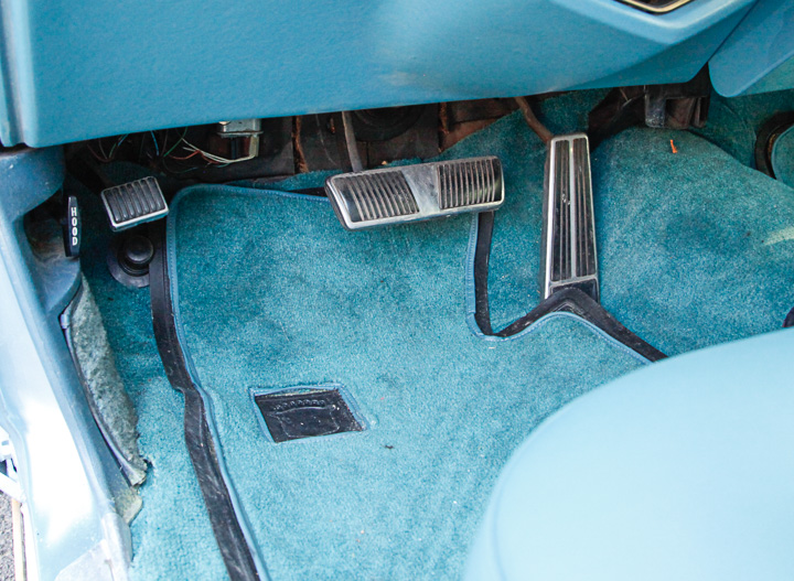 Blue 1975 Cadillac Coupe DeVille