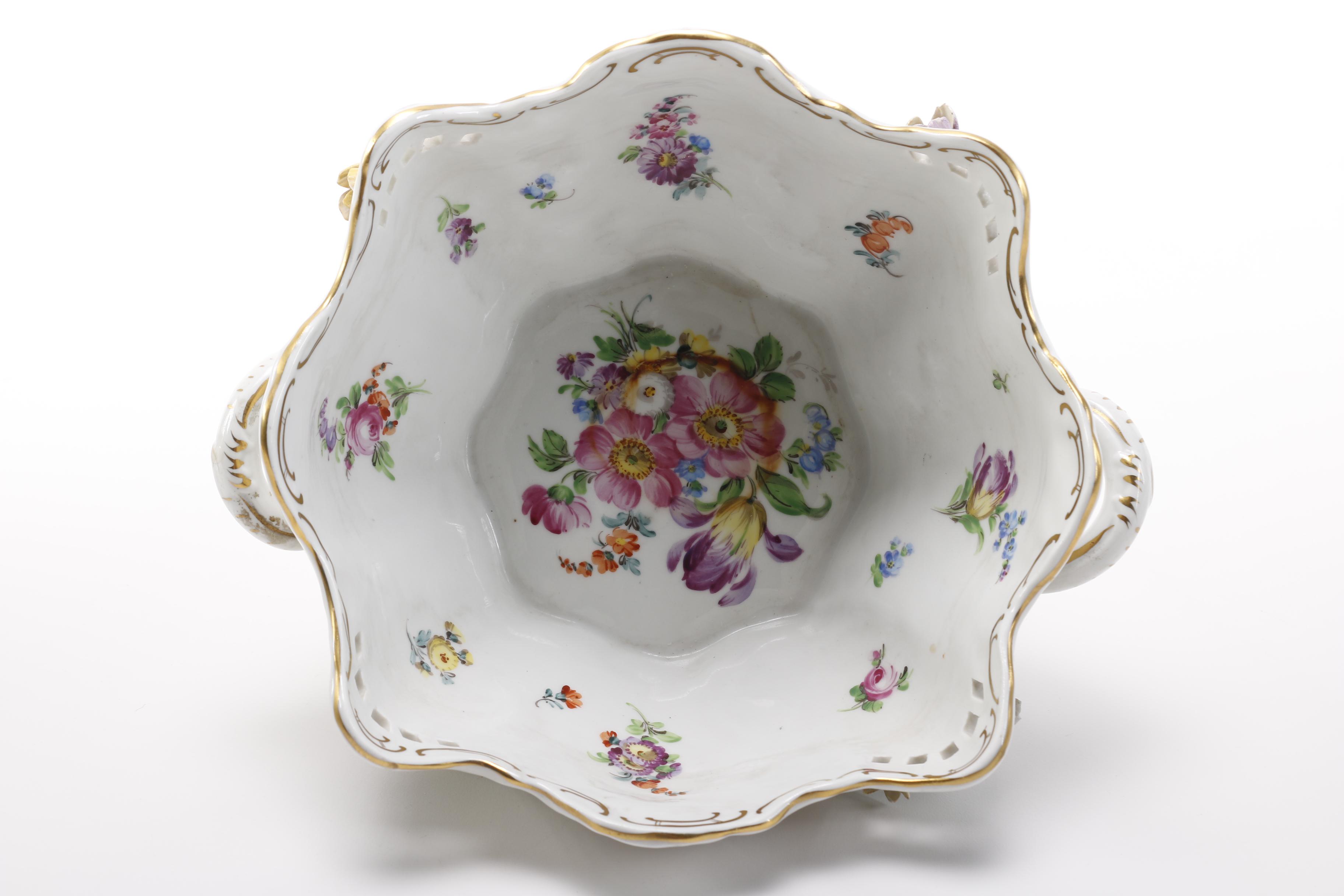 Dresden Porcelain Basket