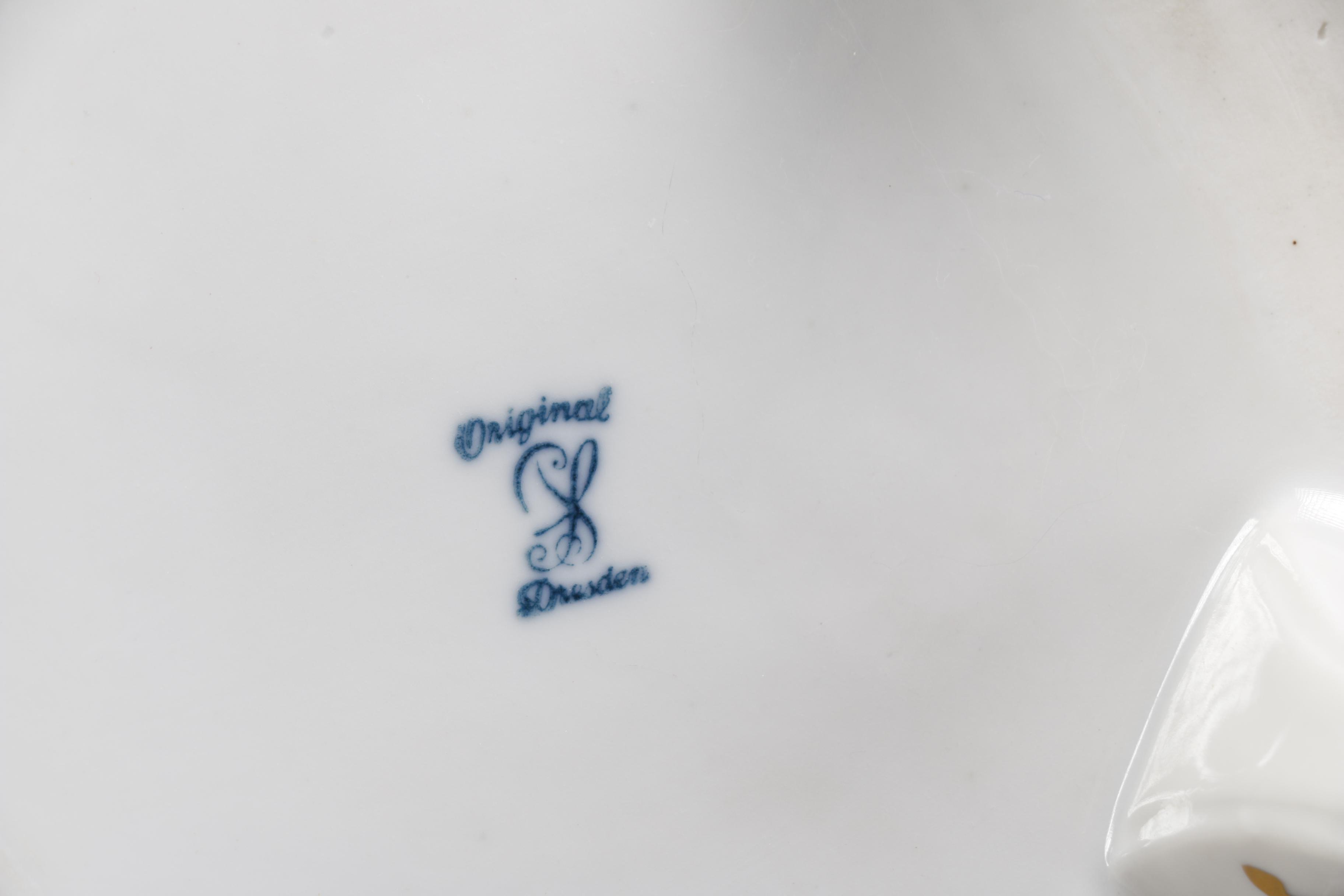 Dresden Porcelain Basket