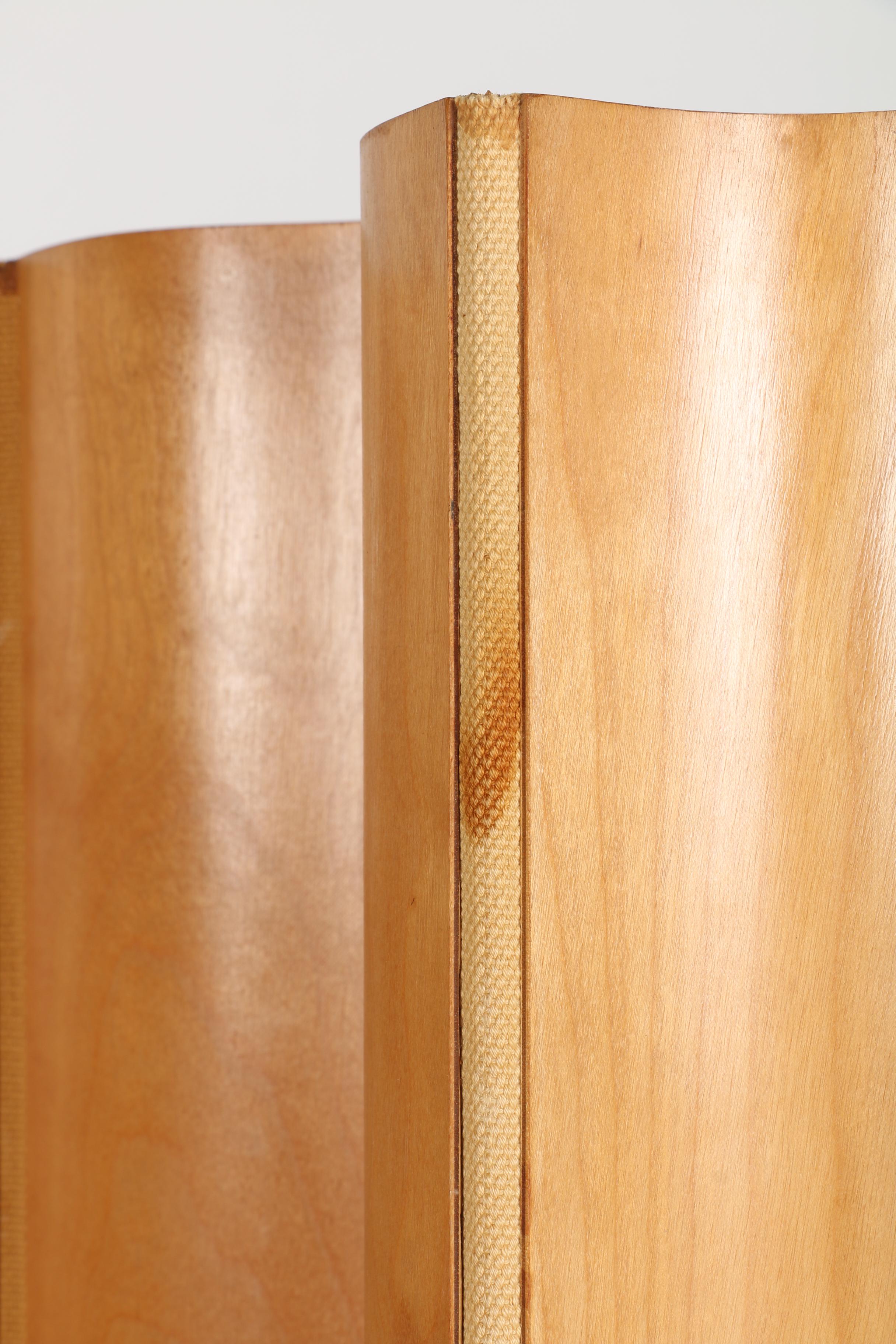 Charles and Ray Eames  "FSW-8" Wooden Folding Screen