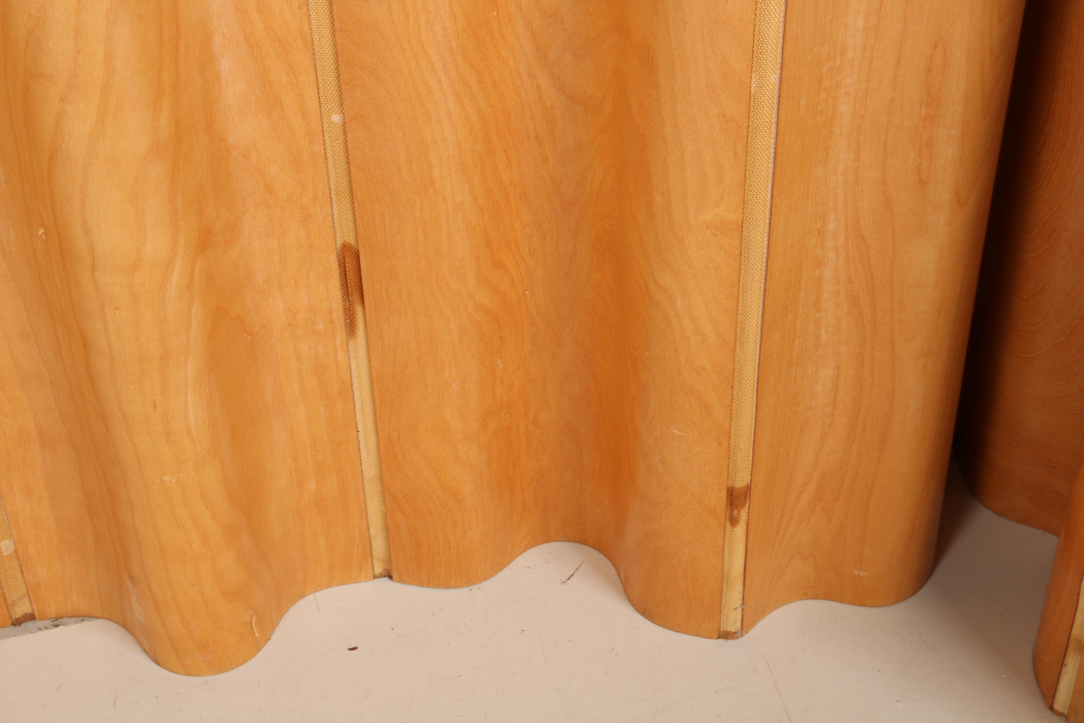 Charles and Ray Eames  "FSW-8" Wooden Folding Screen