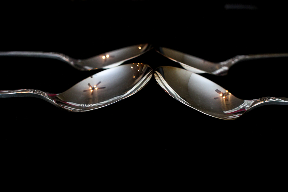 Community "White Orchid" Silver Plated Flatware Set Community