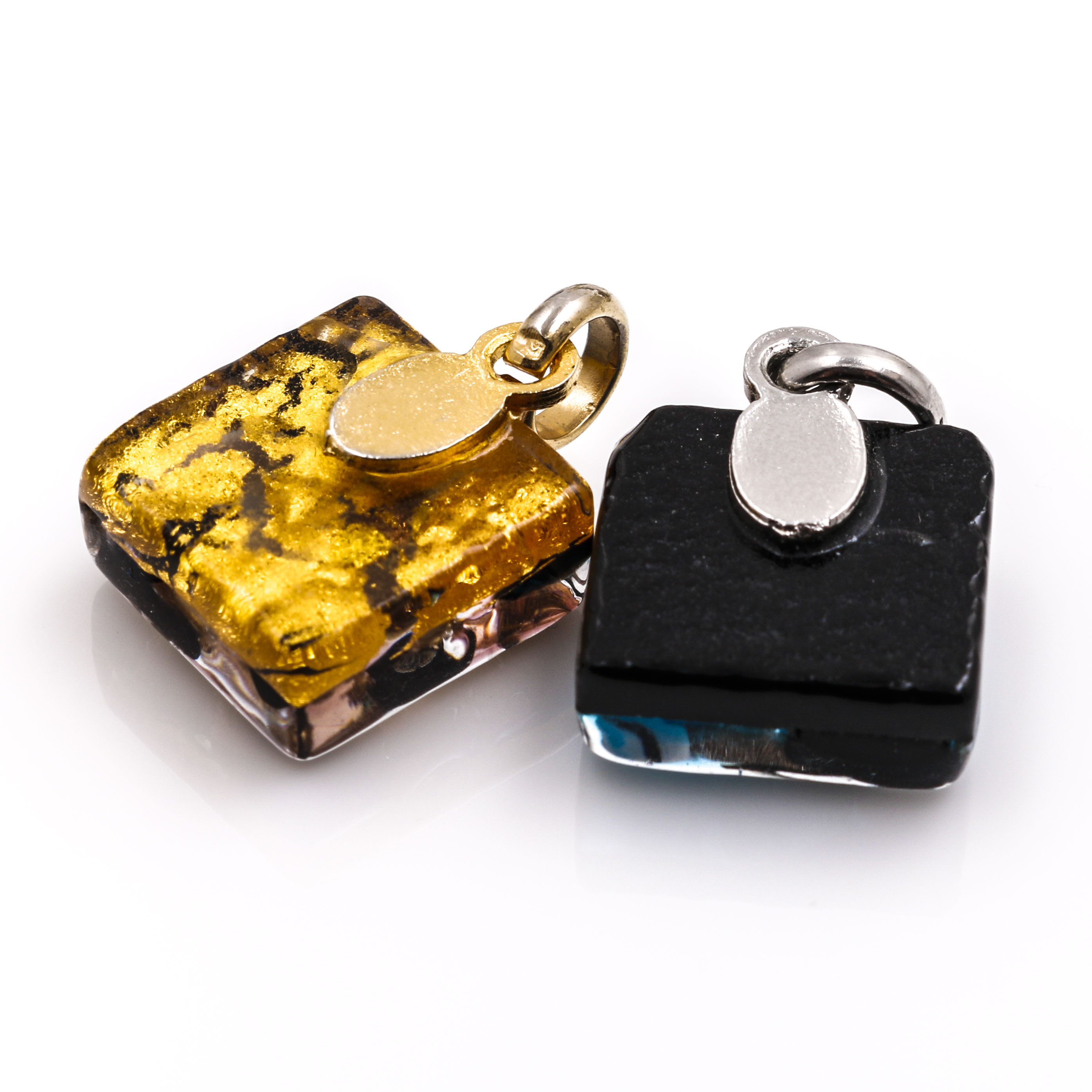 Costume Jewelry With Gemstones, Dichroic Glass, and Zoppini Charms