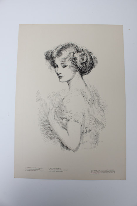 1909 "Twelve New Gibson Girls-Hitherto Unpublished" Portfolio