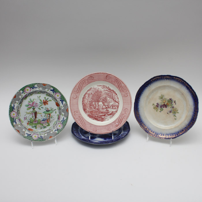 Assortment of Vintage Ceramic Plates