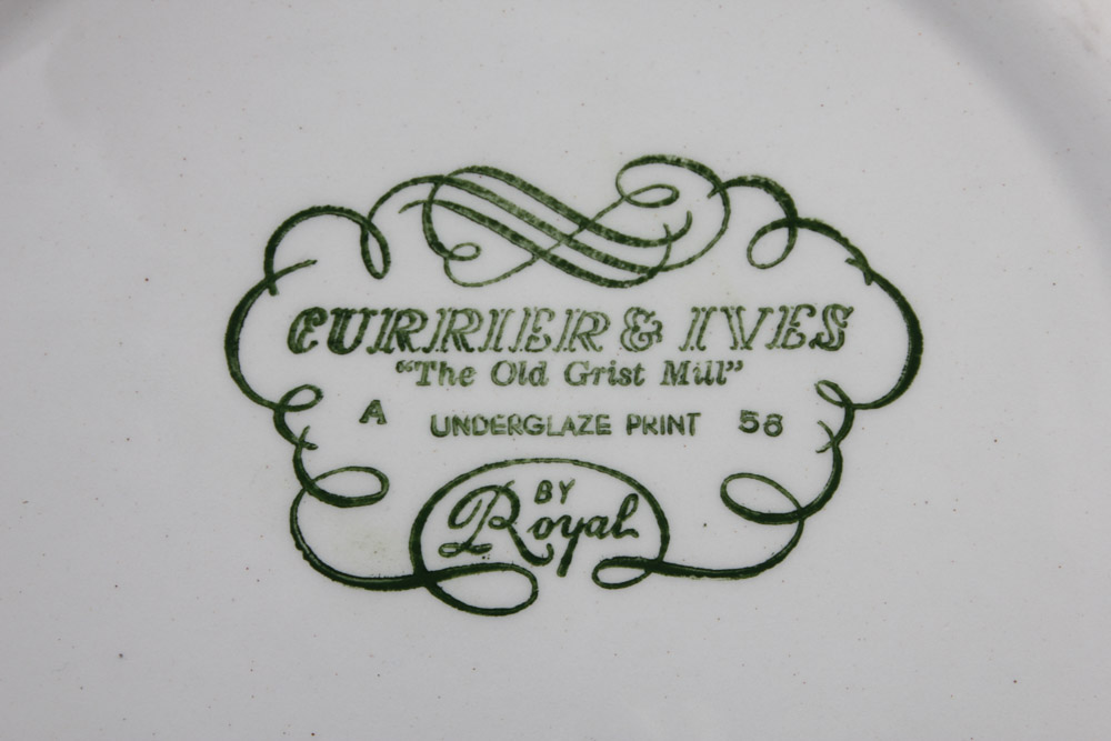 Assortment of Vintage Ceramic Plates