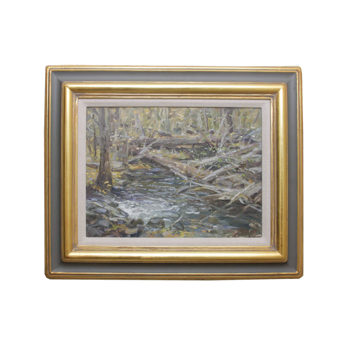 John O. Encinias Original Oil Painting "Rio Chiquito"