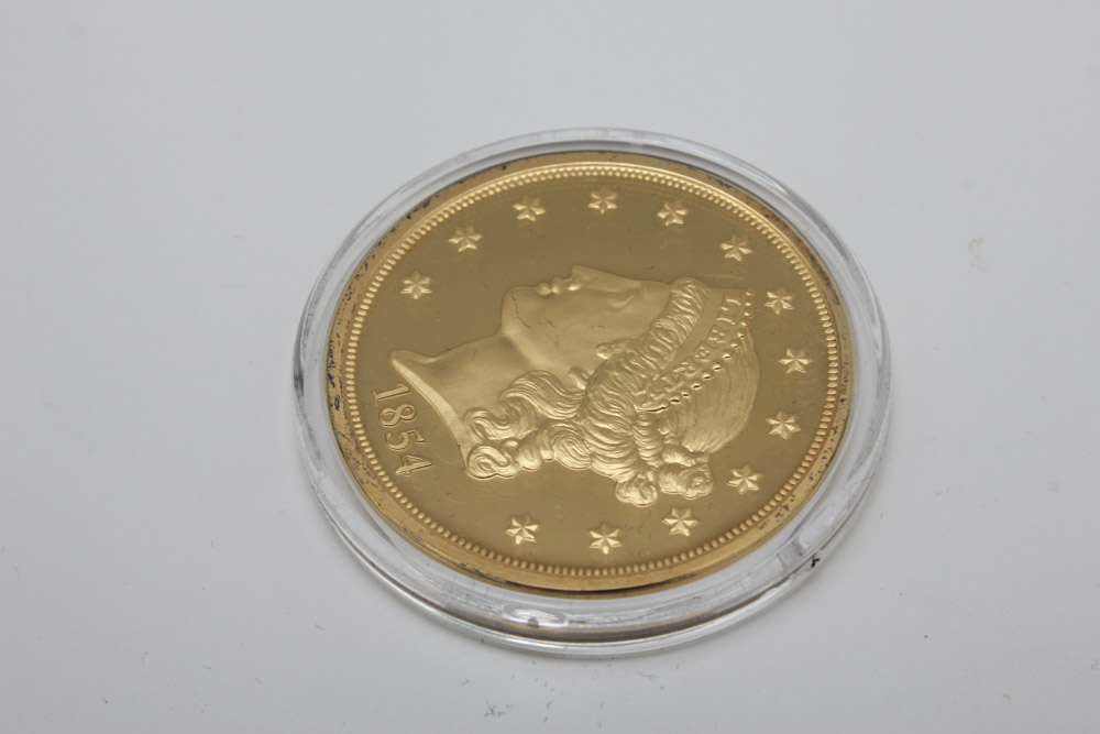 Replica Coin 1854 San Francisco Mint Double Eagle Tribute Proof