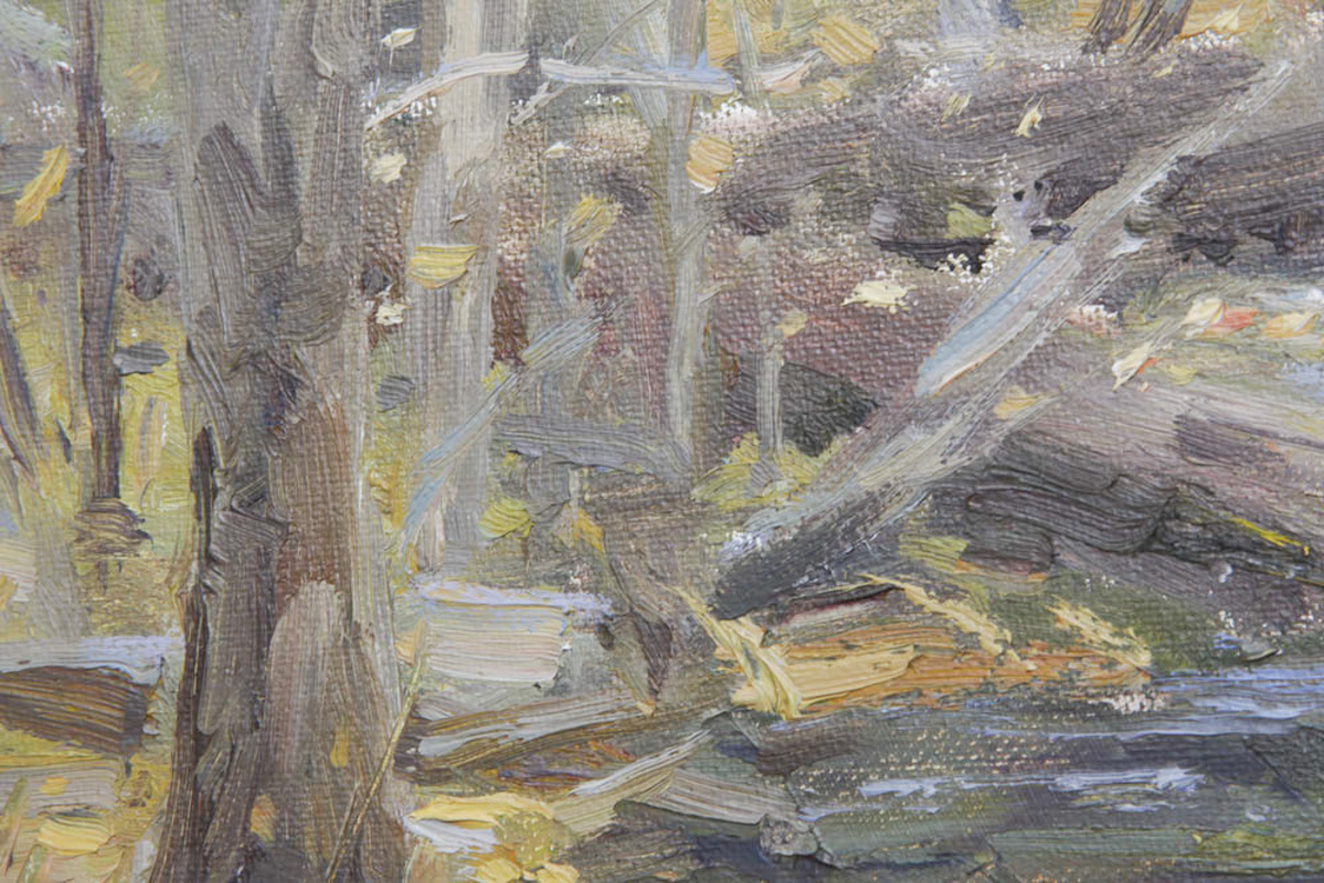 John O. Encinias Original Oil Painting "Rio Chiquito"