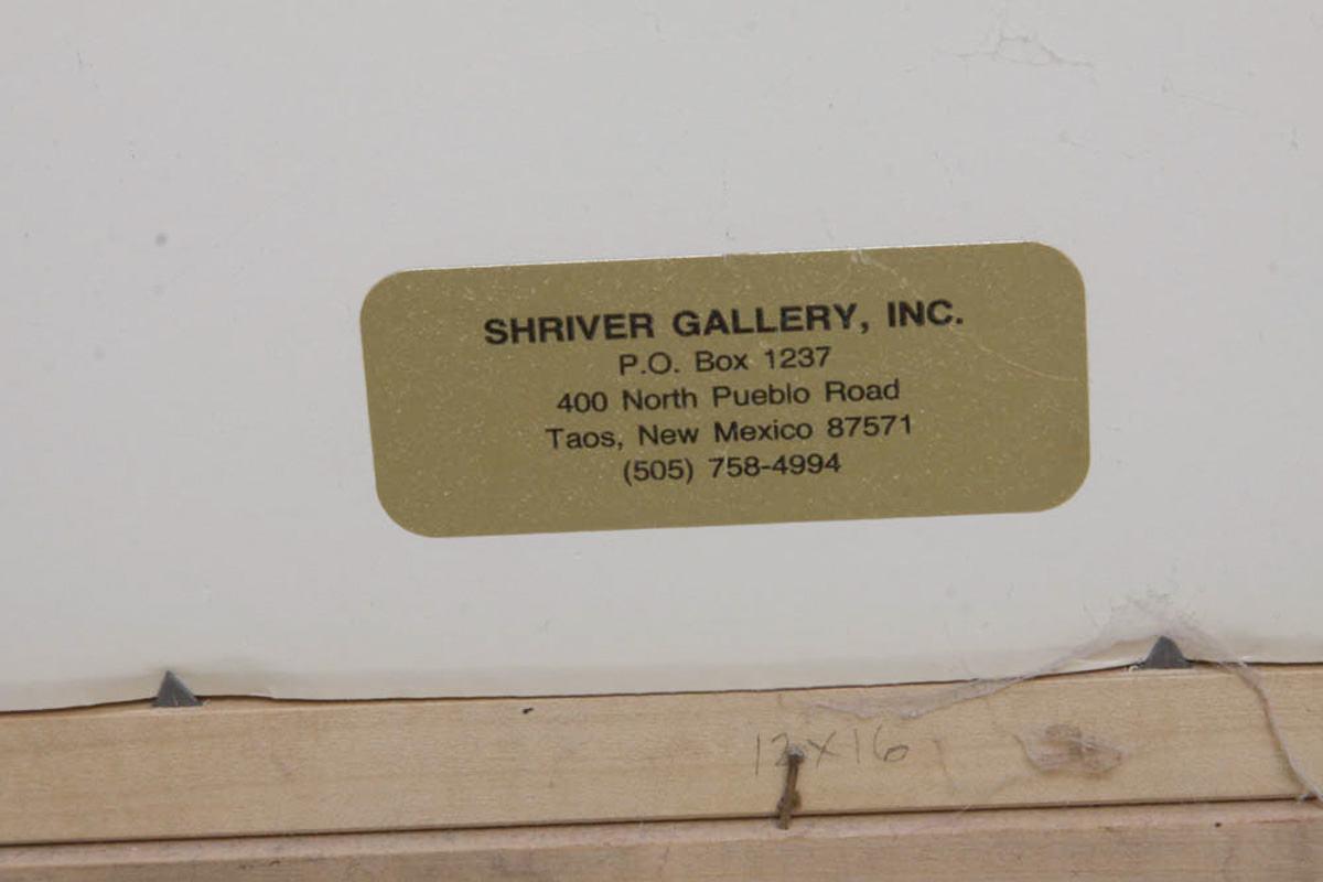 John O. Encinias Original Oil Painting "Rio Chiquito"